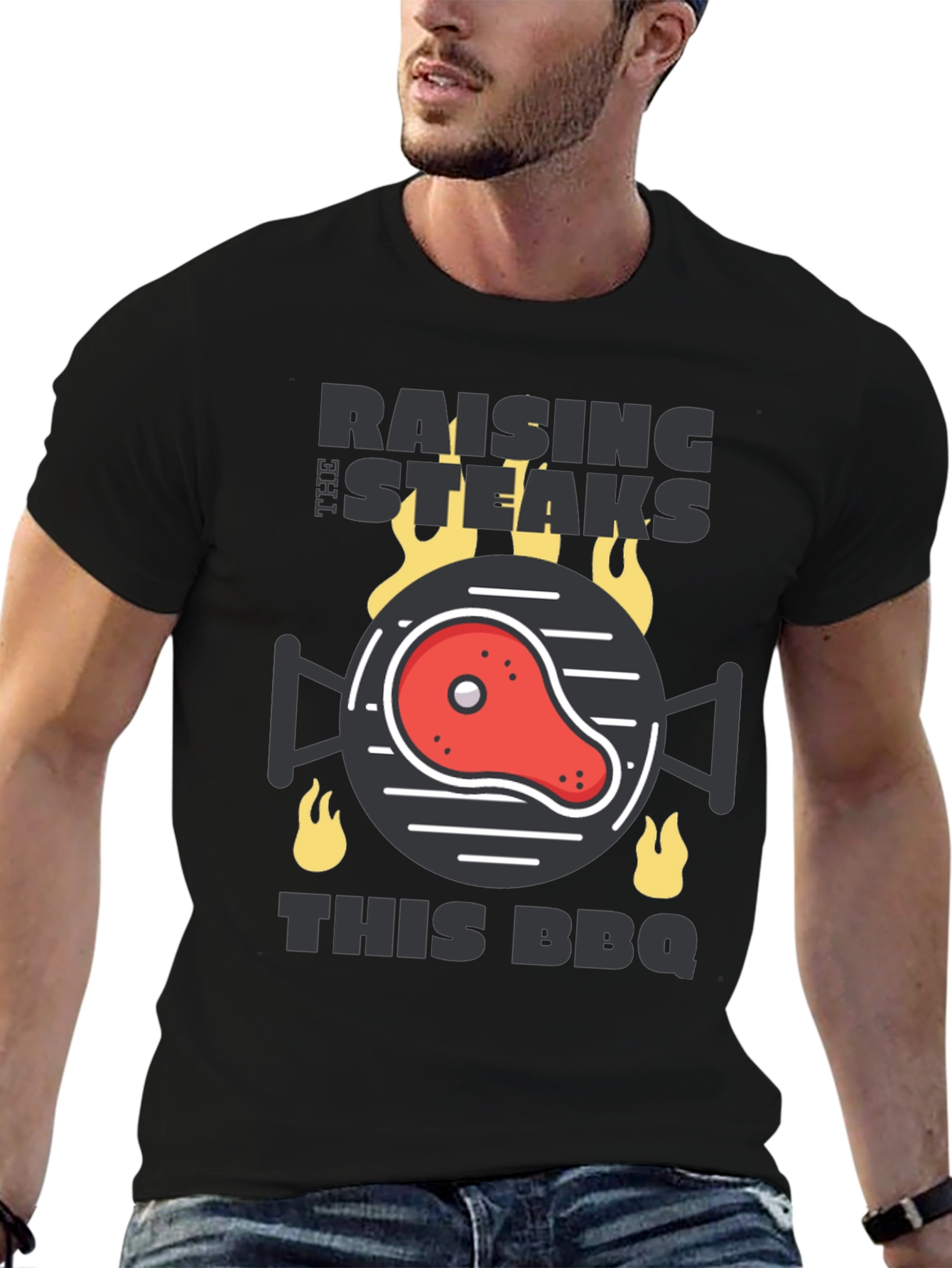 Raising the Steaks BBQ T-Shirt
