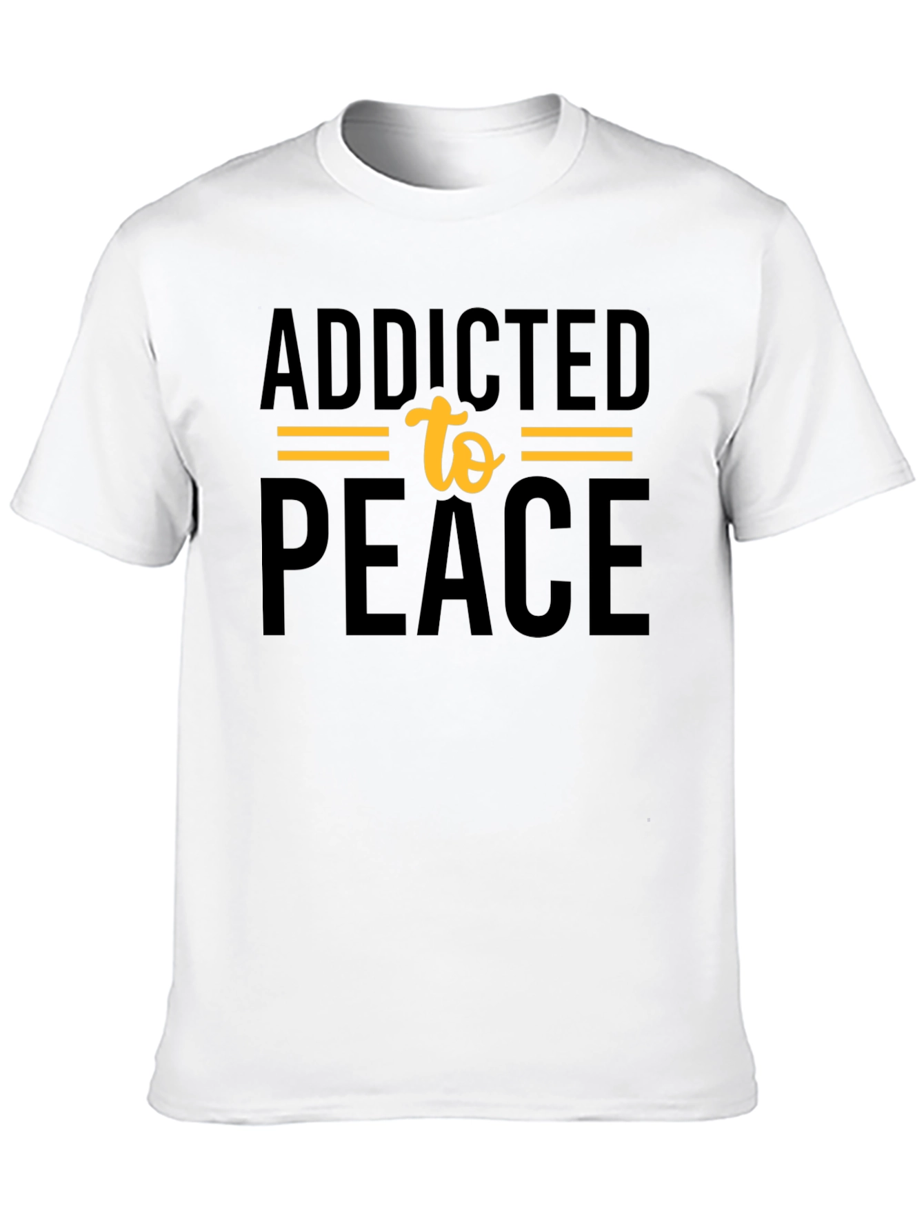Addicted to Peace Graphic T-Shirt