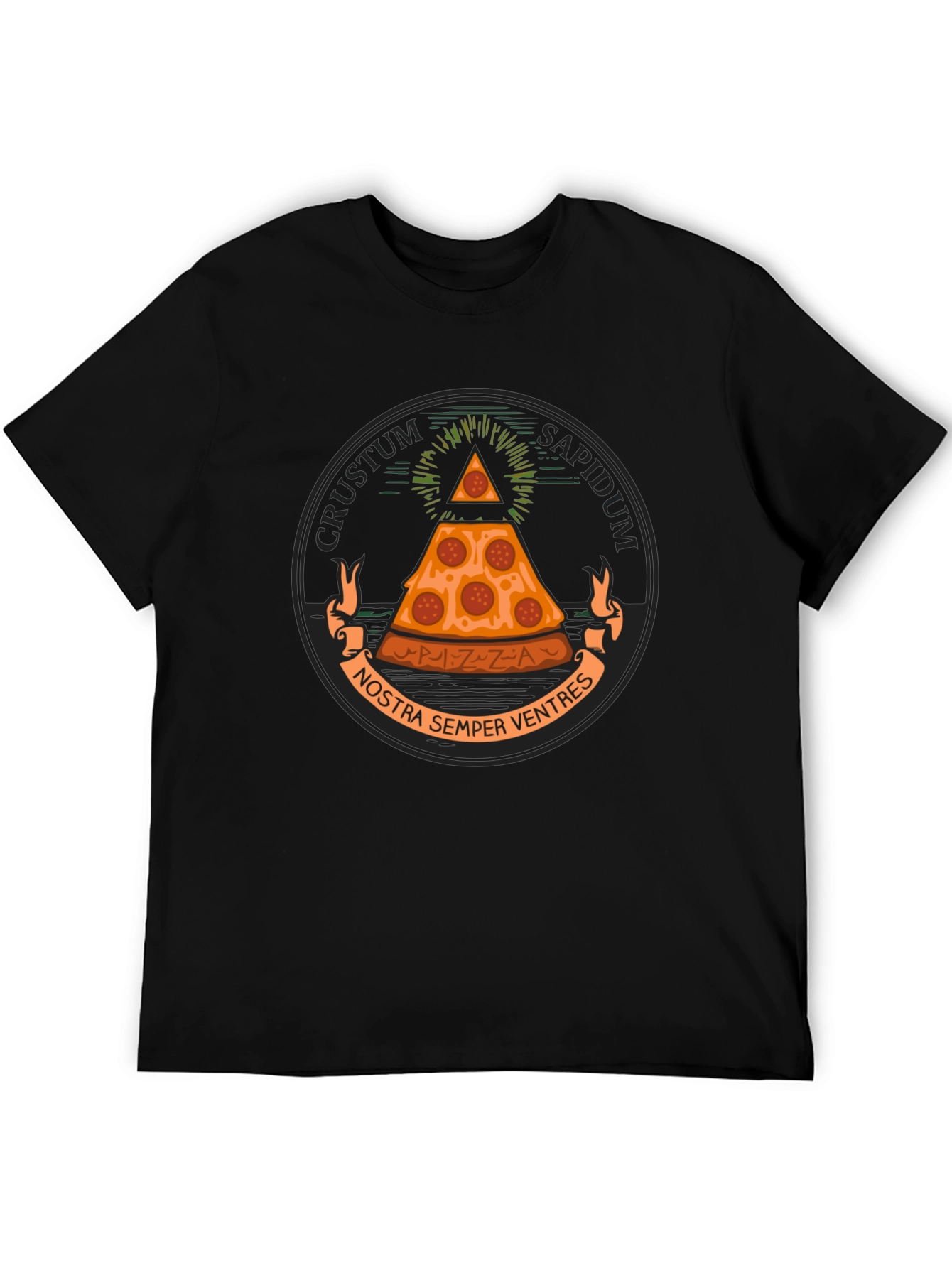 Pizza Illuminati T-Shirt - Crustum Sapidum