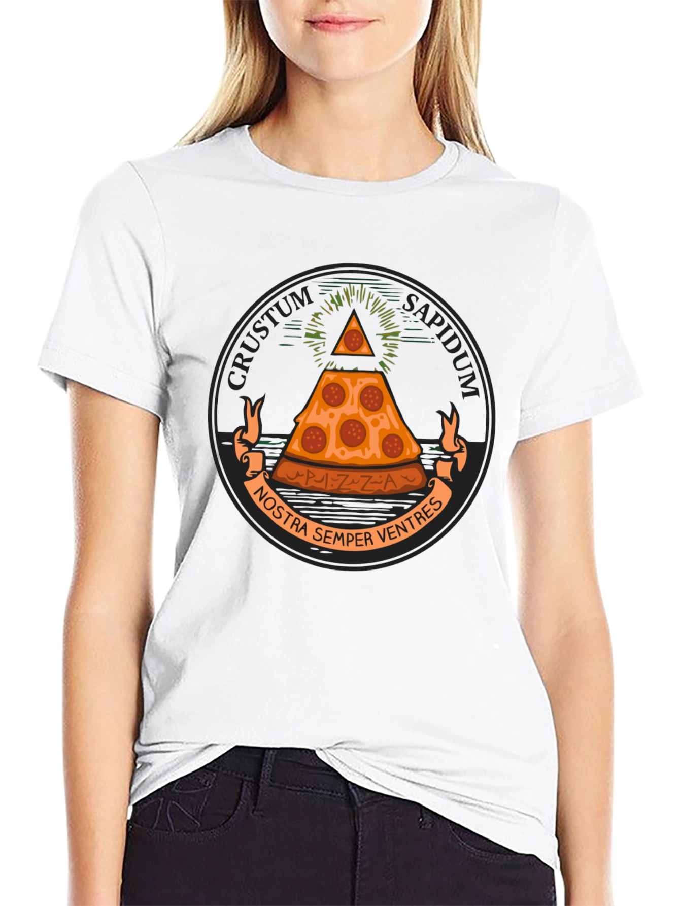 Pizza Illuminati T-Shirt - Crustum Sapidum