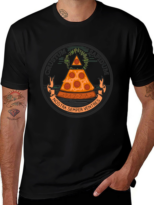 Pizza Illuminati T-Shirt - Crustum Sapidum