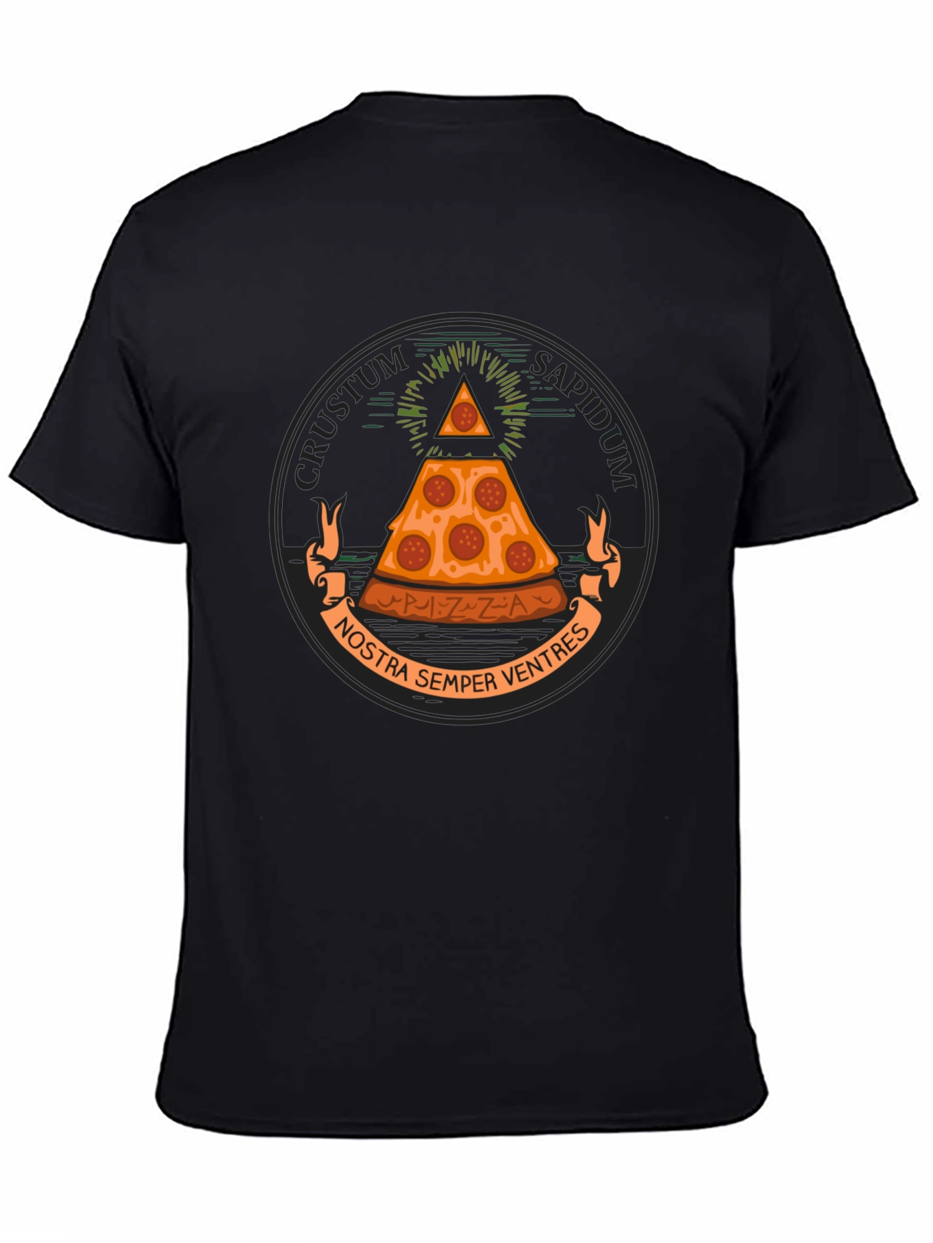 Pizza Illuminati T-Shirt - Crustum Sapidum