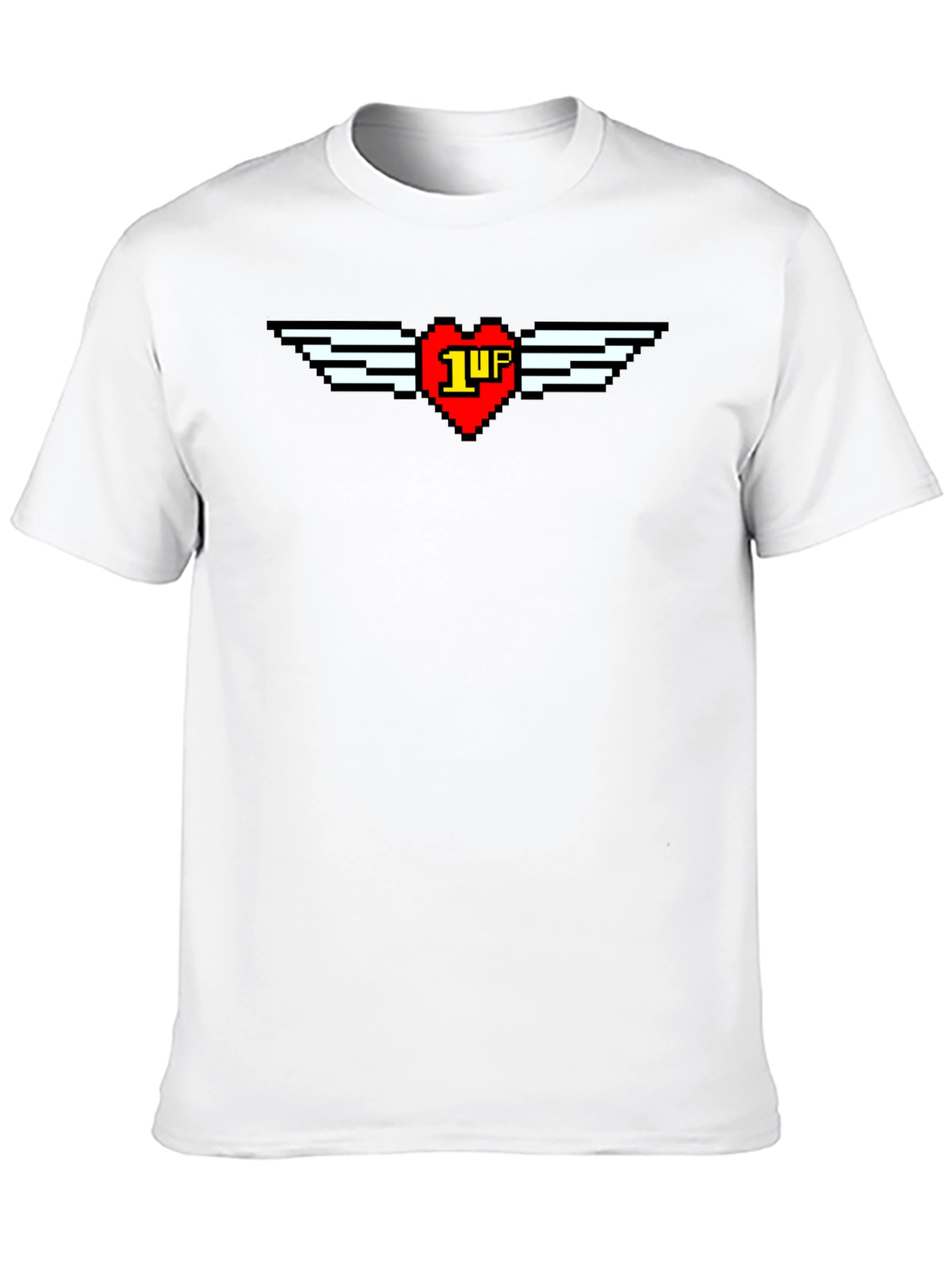 Pixel Heart 1-Up Graphic Tee - Retro Gaming Style