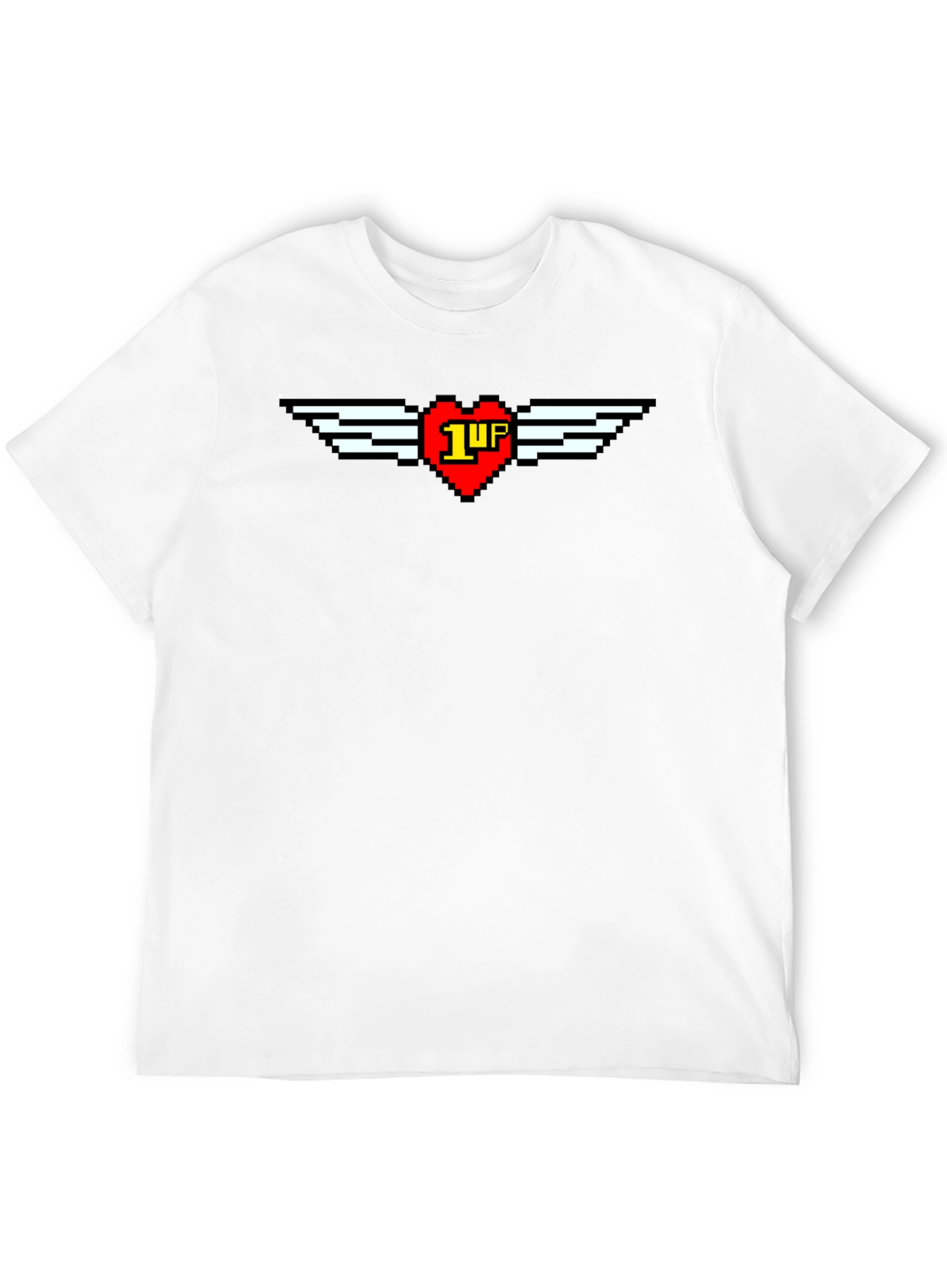 Pixel Heart 1-Up Graphic Tee - Retro Gaming Style
