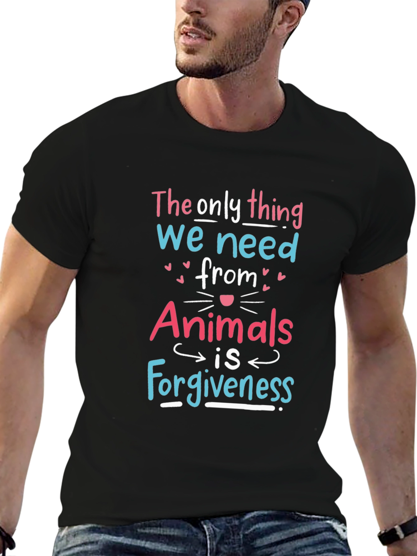 Animals Need Forgiveness Graphic Tee