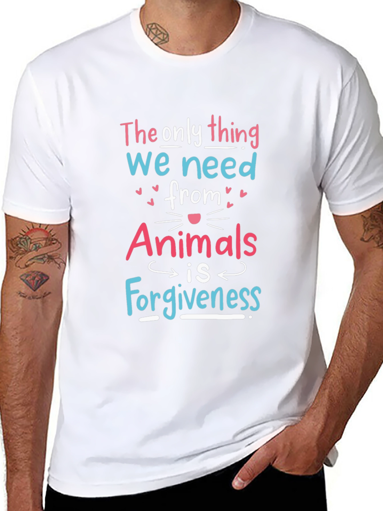 Animals Need Forgiveness Graphic Tee