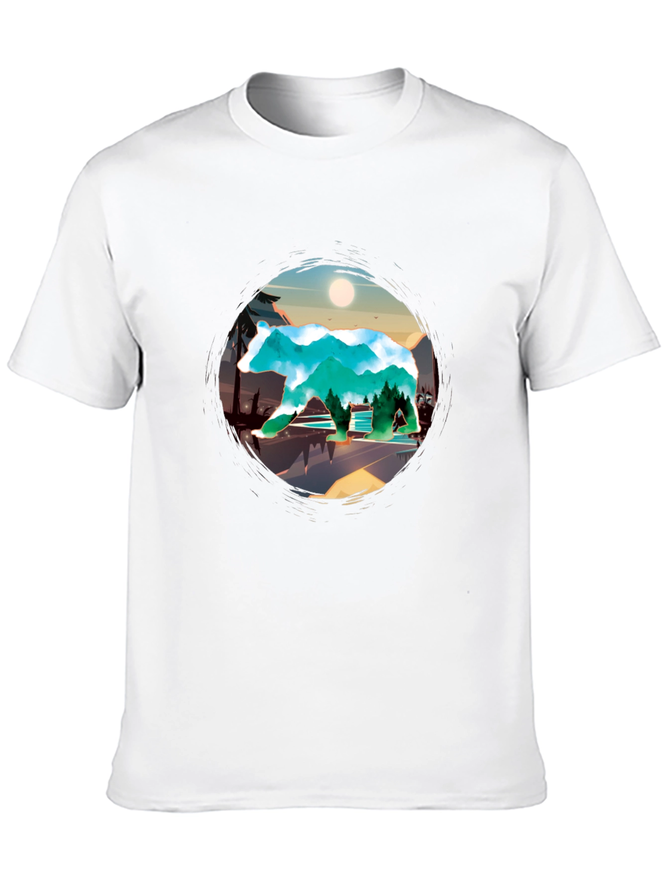 Bear Mountain T-Shirt - Nature Adventure Tee
