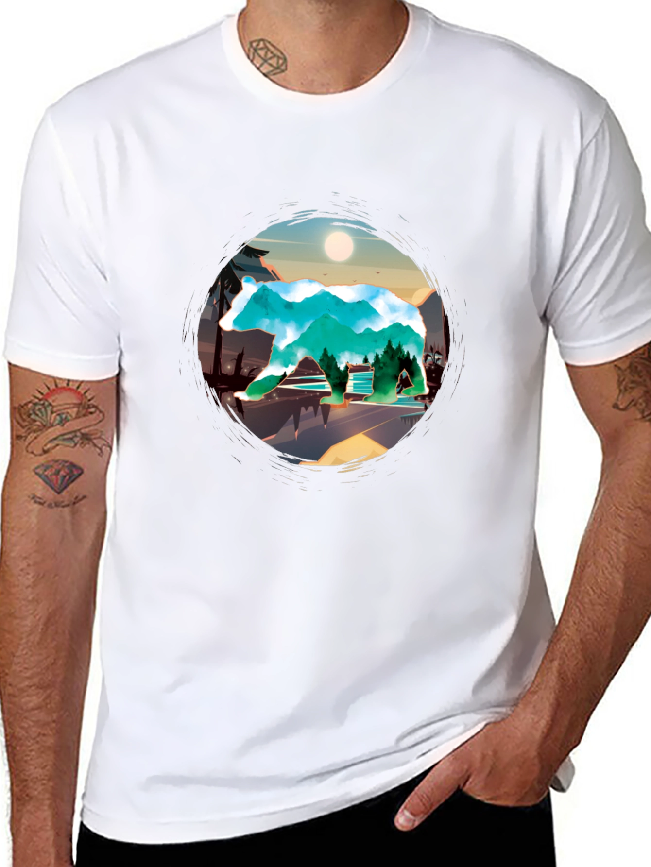Bear Mountain T-Shirt - Nature Adventure Tee