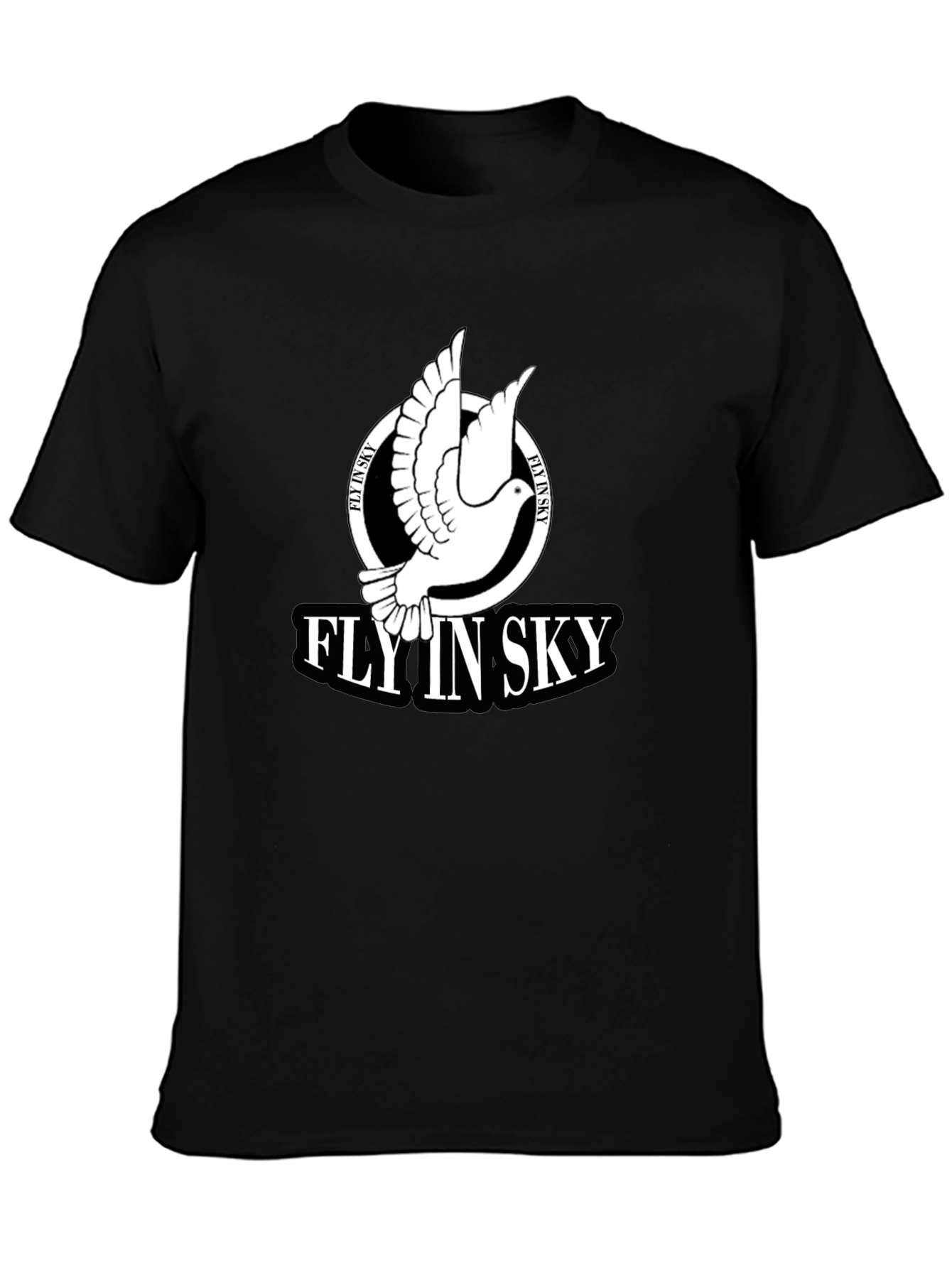 Fly in Sky Graphic Tee - Stylish Mens T-Shirt