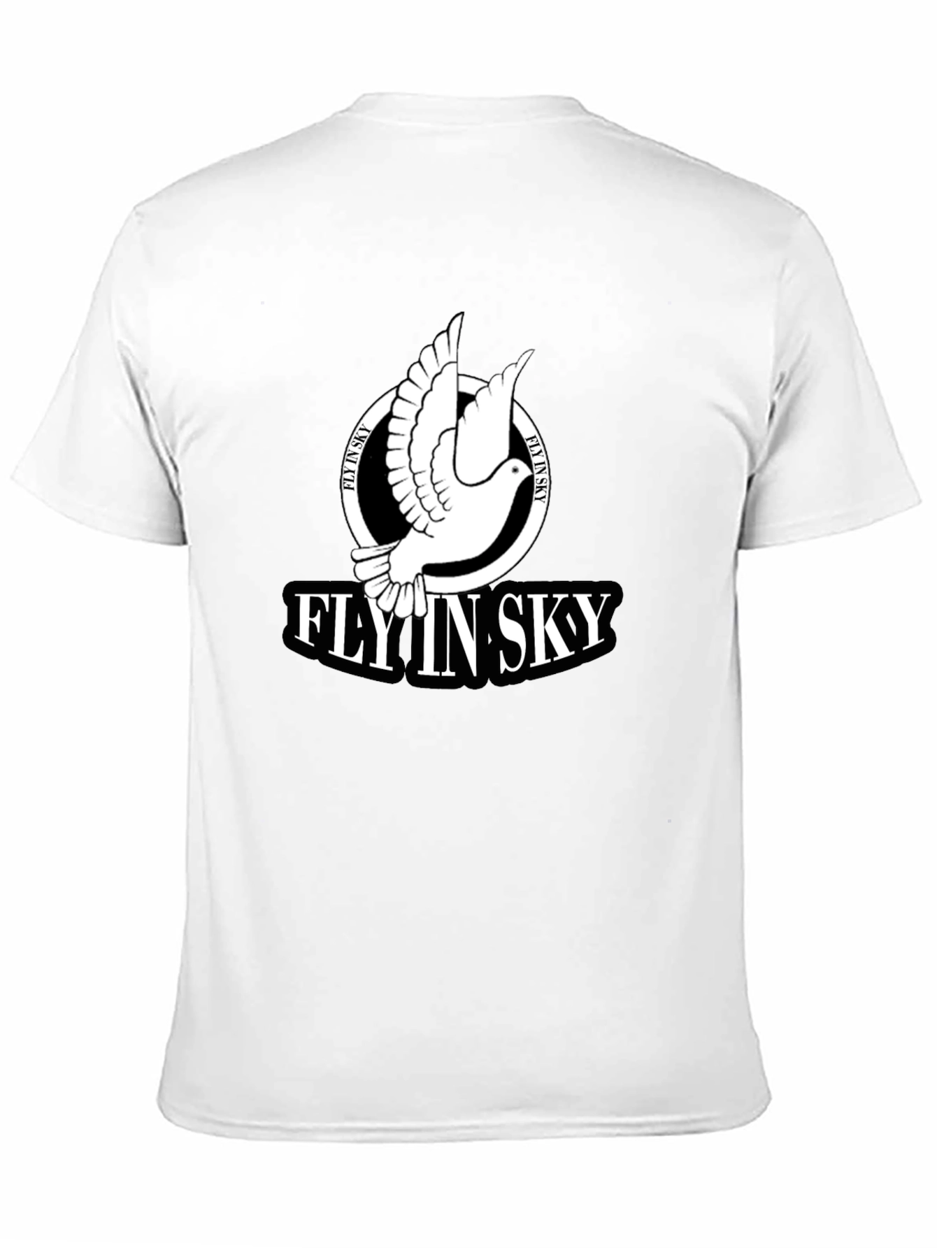 Fly in Sky Graphic Tee - Stylish Mens T-Shirt