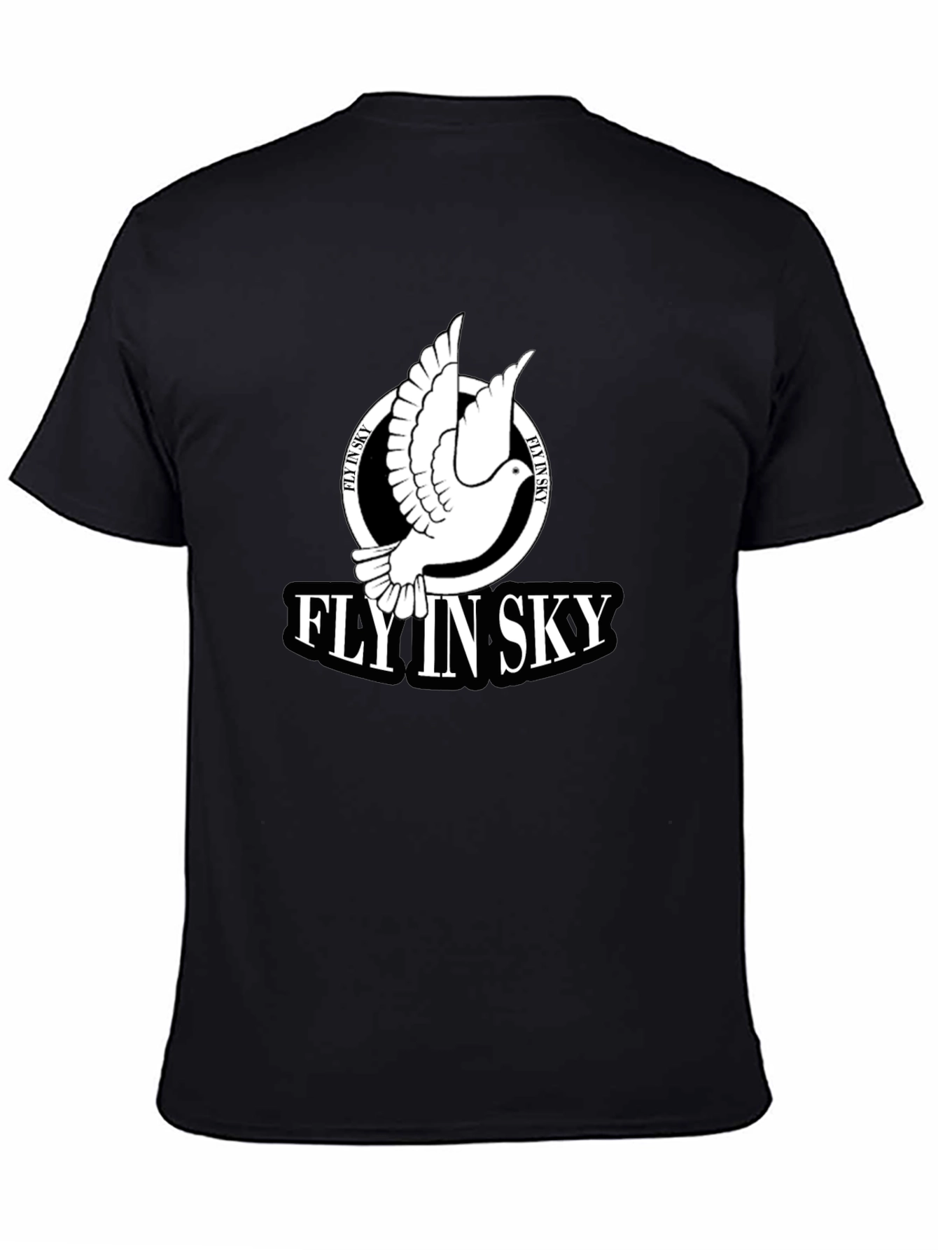 Fly in Sky Graphic Tee - Stylish Mens T-Shirt
