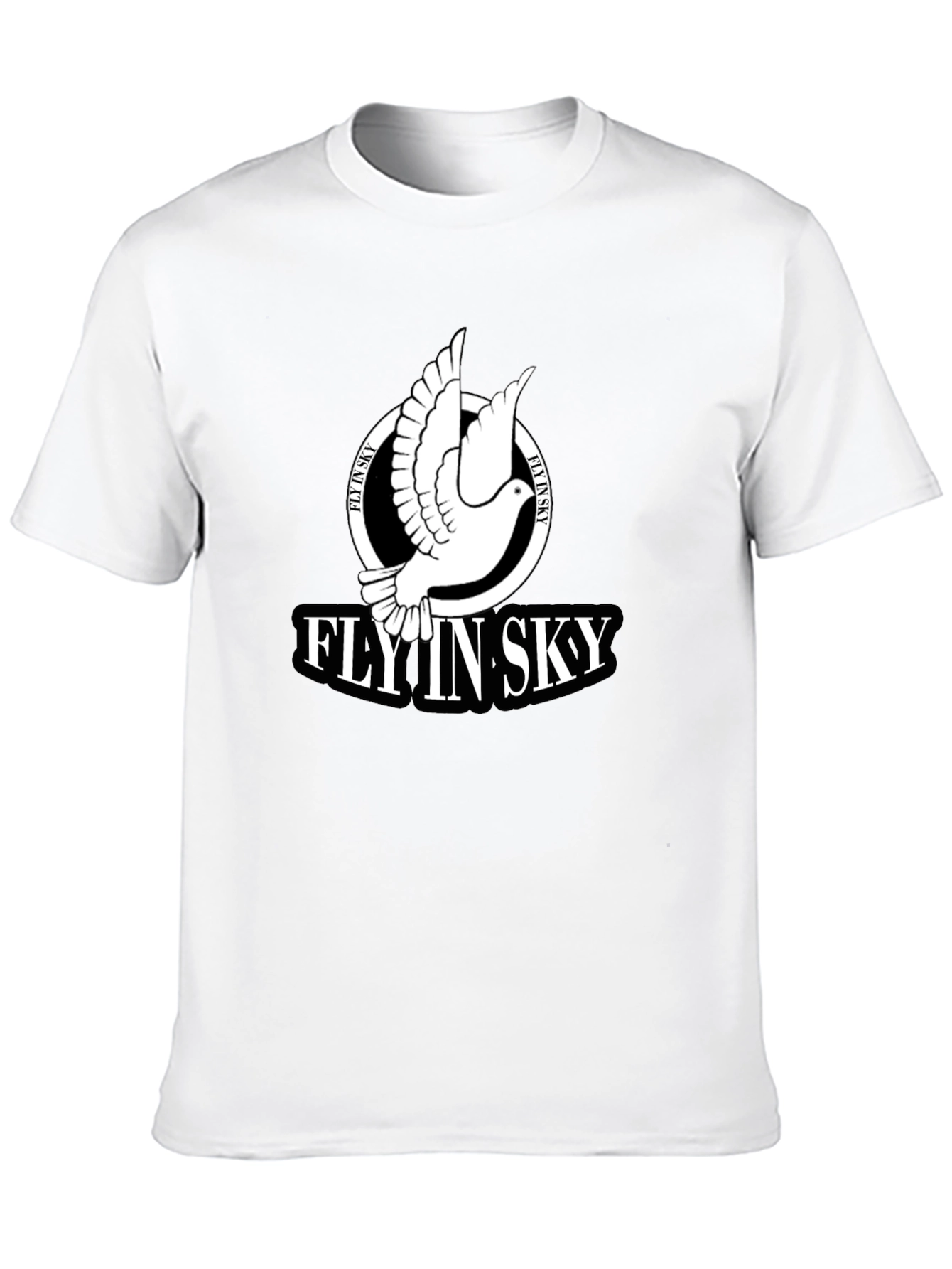 Fly in Sky Graphic Tee - Stylish Mens T-Shirt