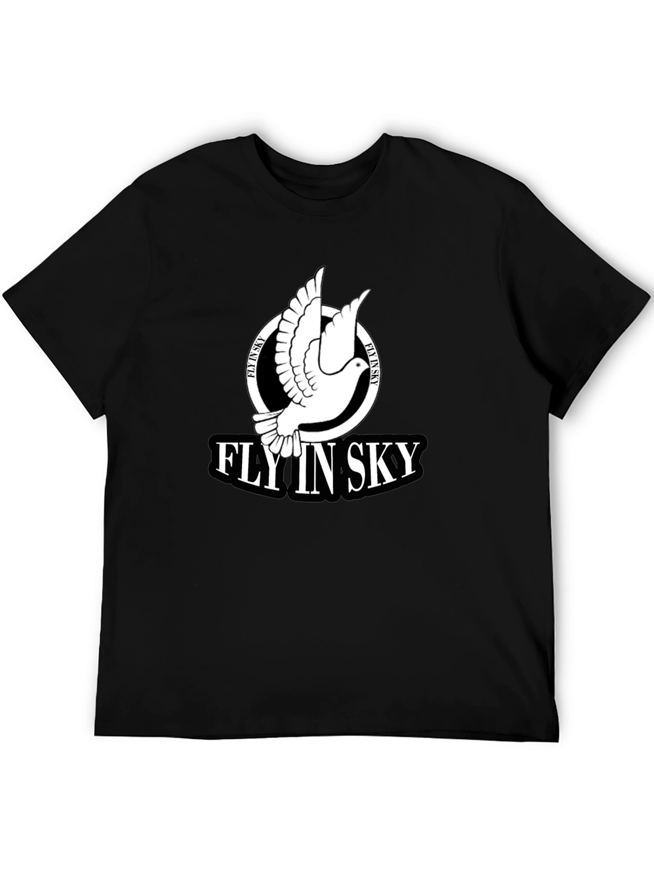 Fly in Sky Graphic Tee - Stylish Mens T-Shirt