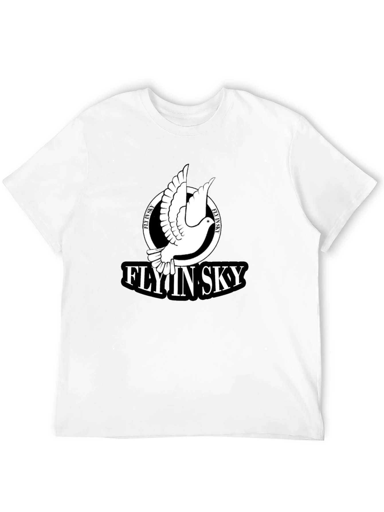 Fly in Sky Graphic Tee - Stylish Mens T-Shirt