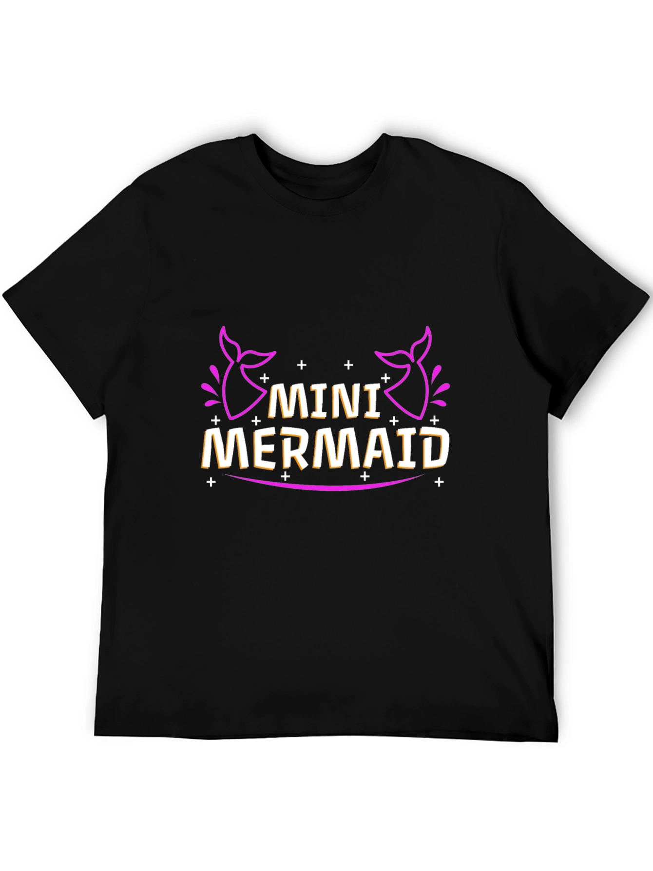 Mini Mermaid Black T-Shirt