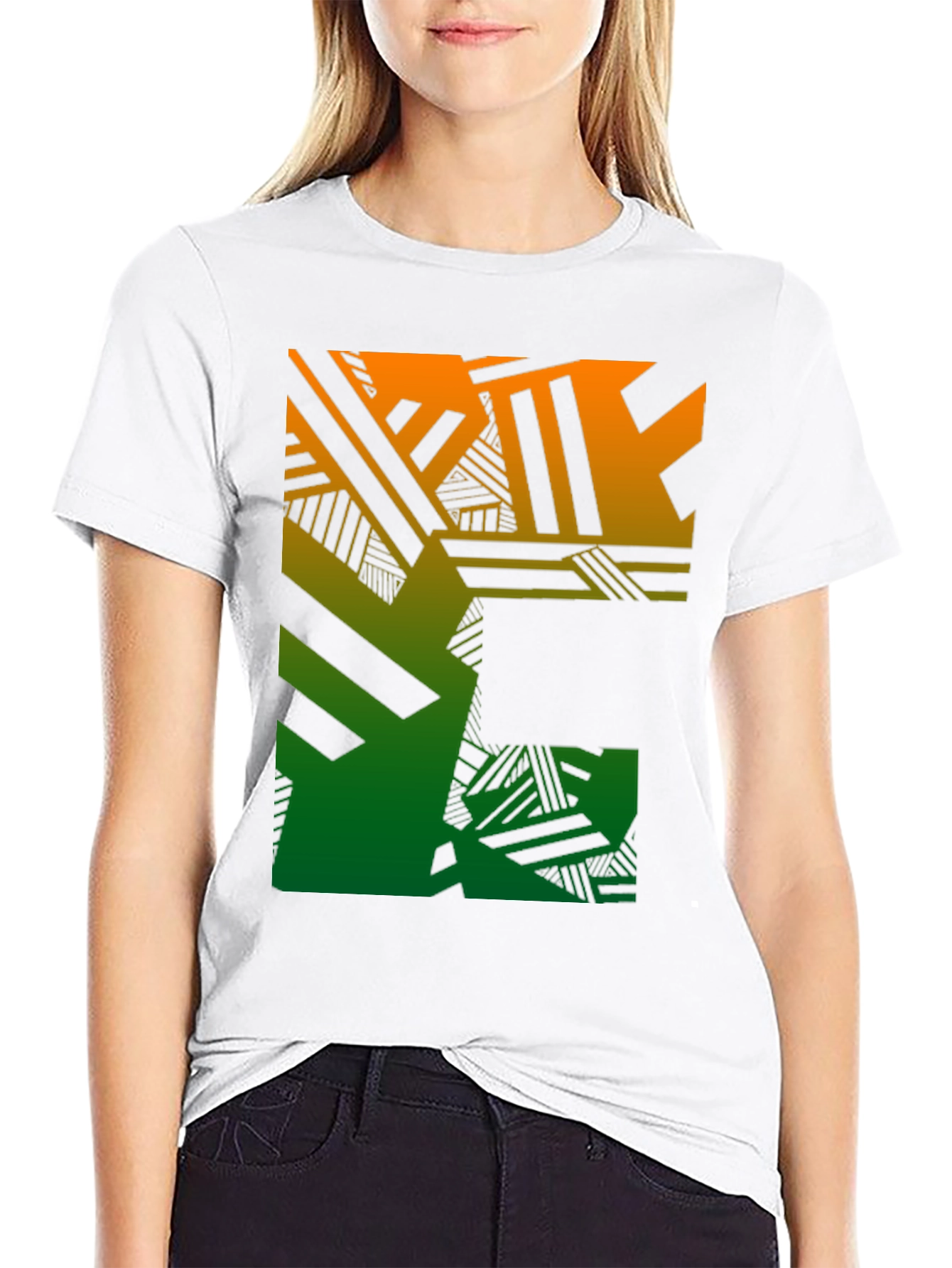 Geometric Gradient T-Shirt
