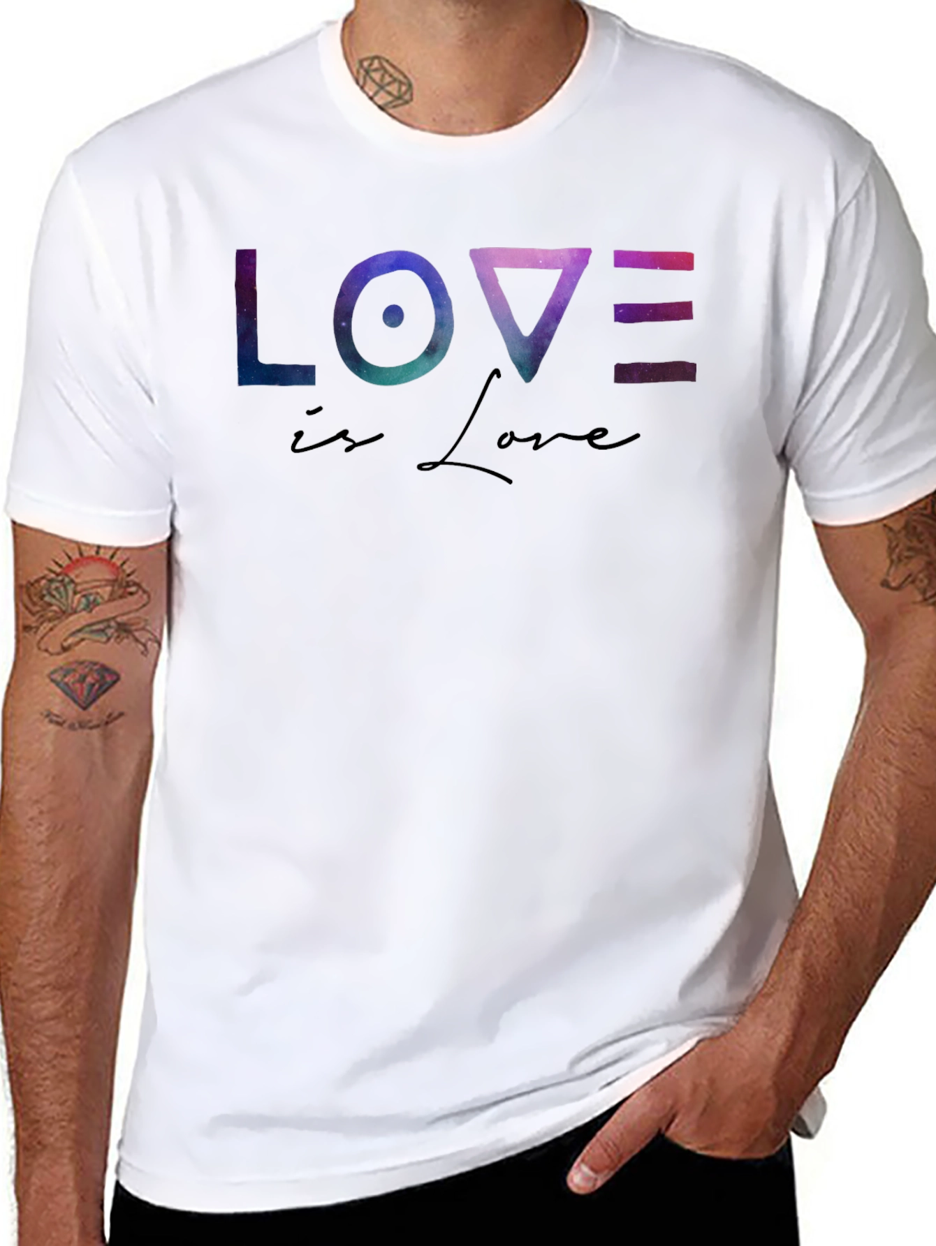 Love is Love Graphic T-Shirt - Pride Expression Tee