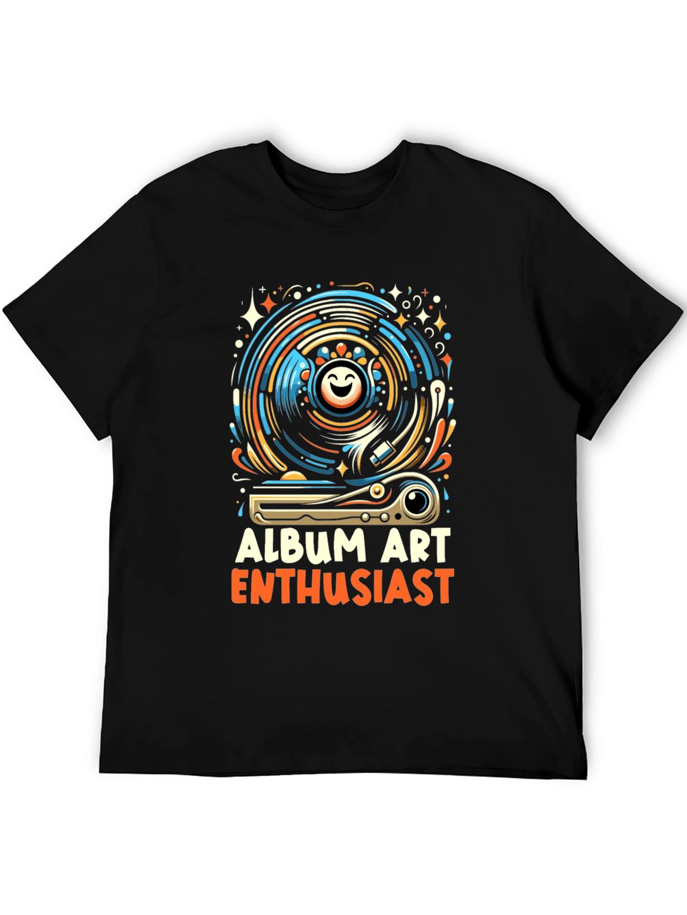 Album Art Enthusiast Graphic Tee
