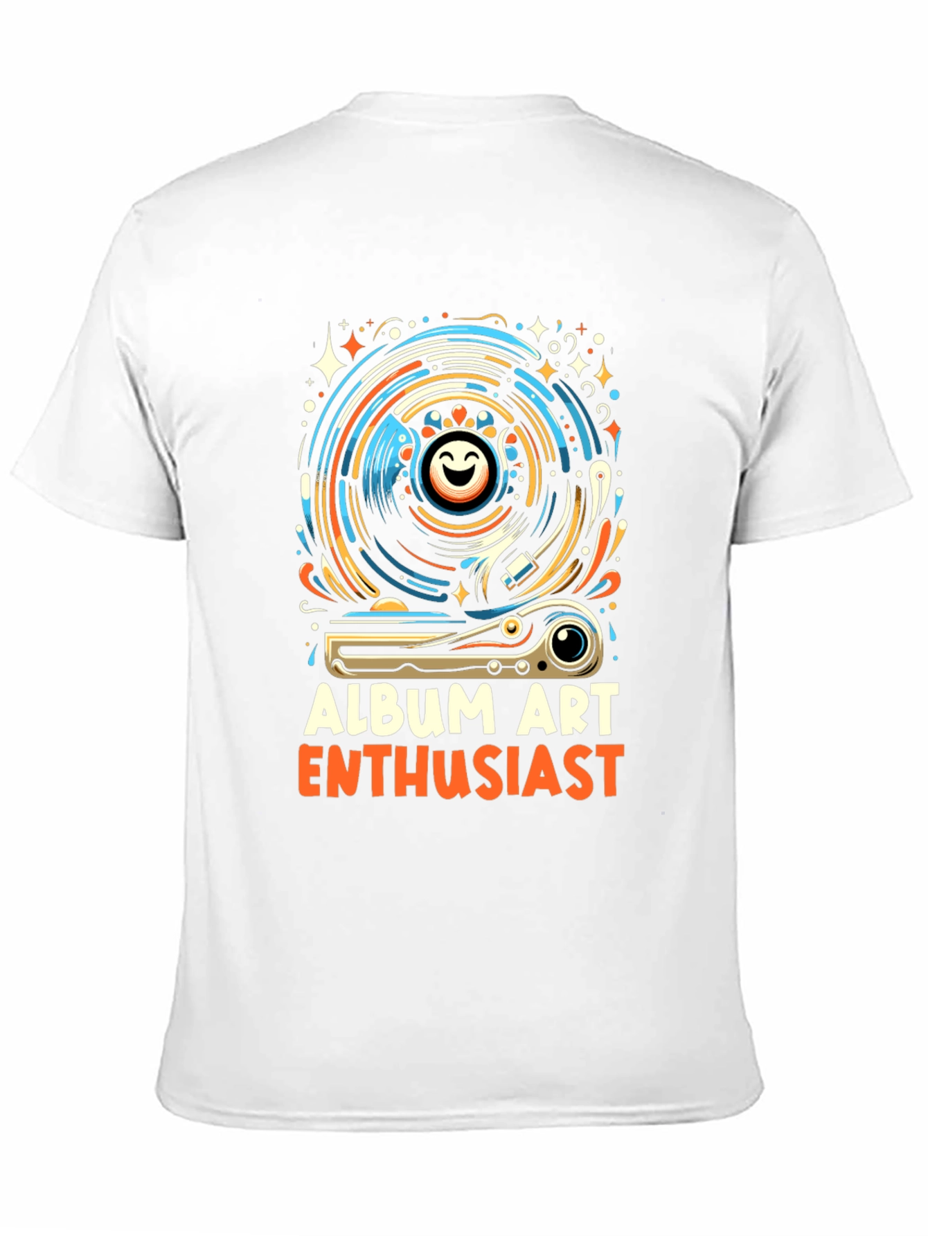 Album Art Enthusiast Graphic Tee