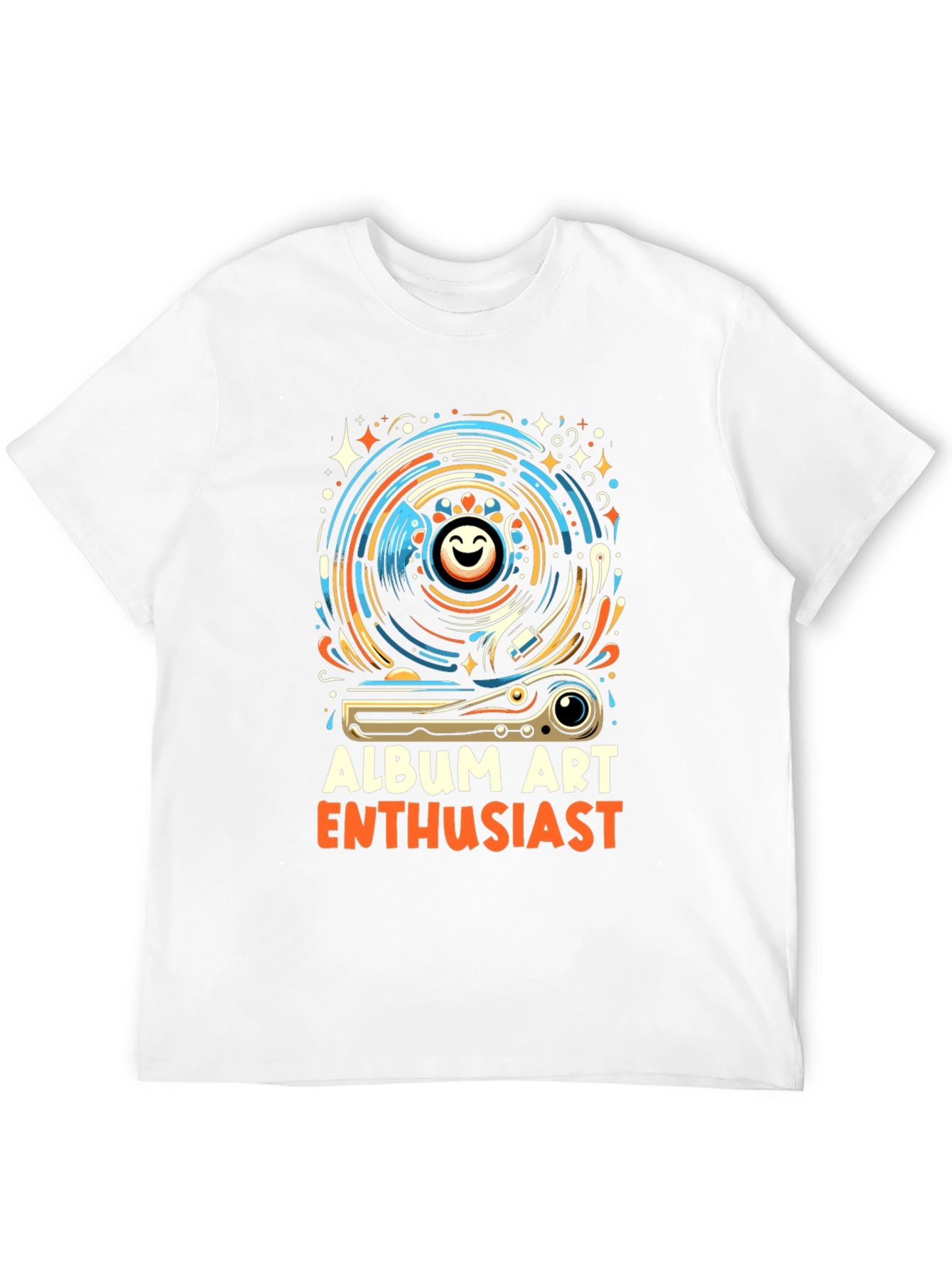 Album Art Enthusiast Graphic Tee