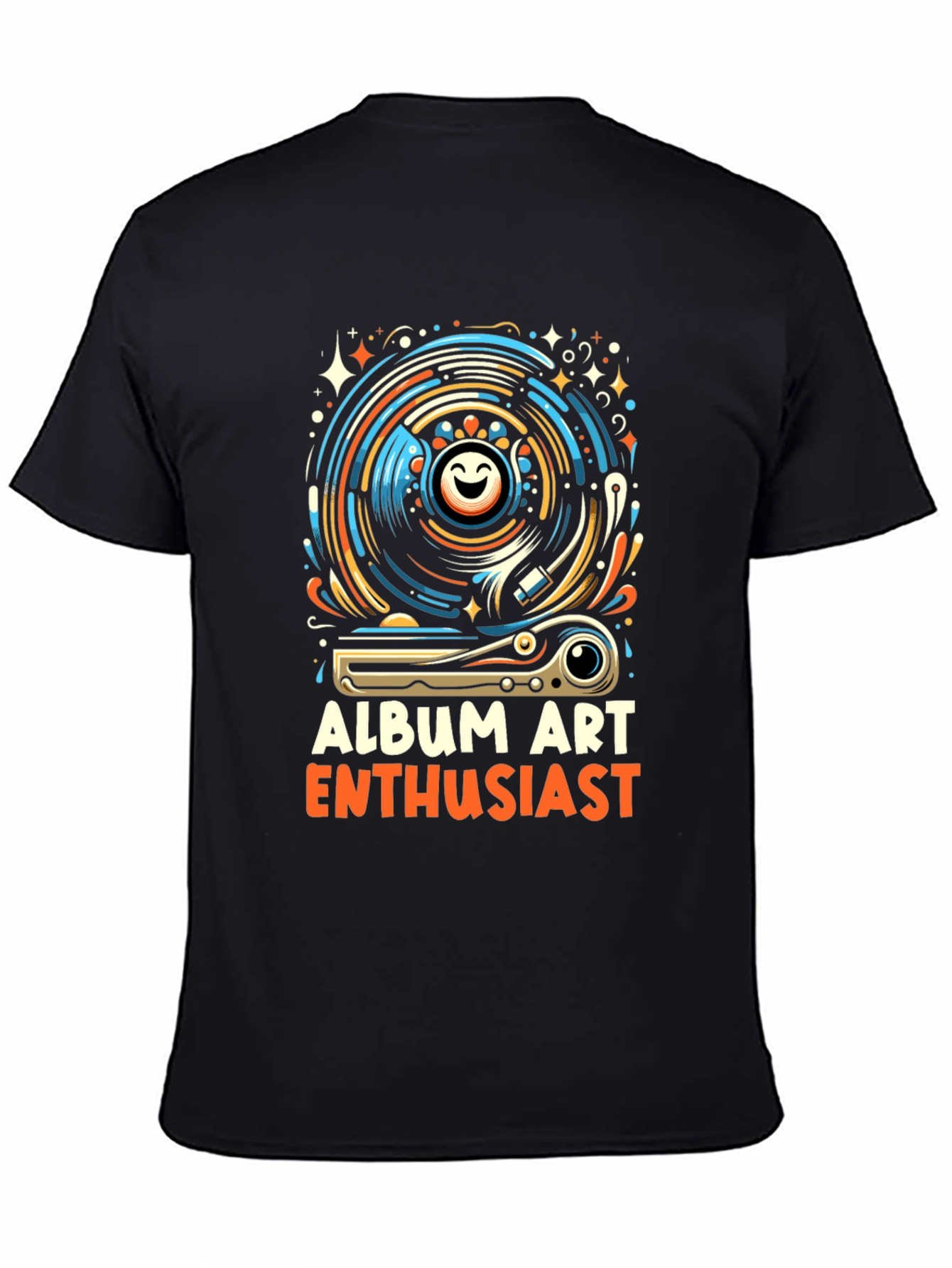 Album Art Enthusiast Graphic Tee