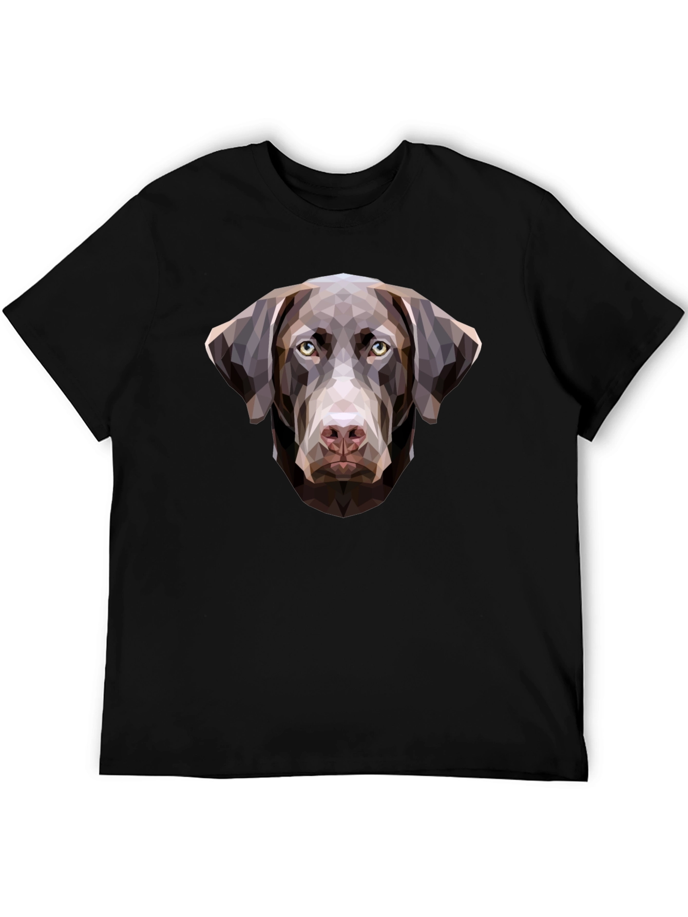 Geometric Dog T-Shirt - Unique Labrador Design