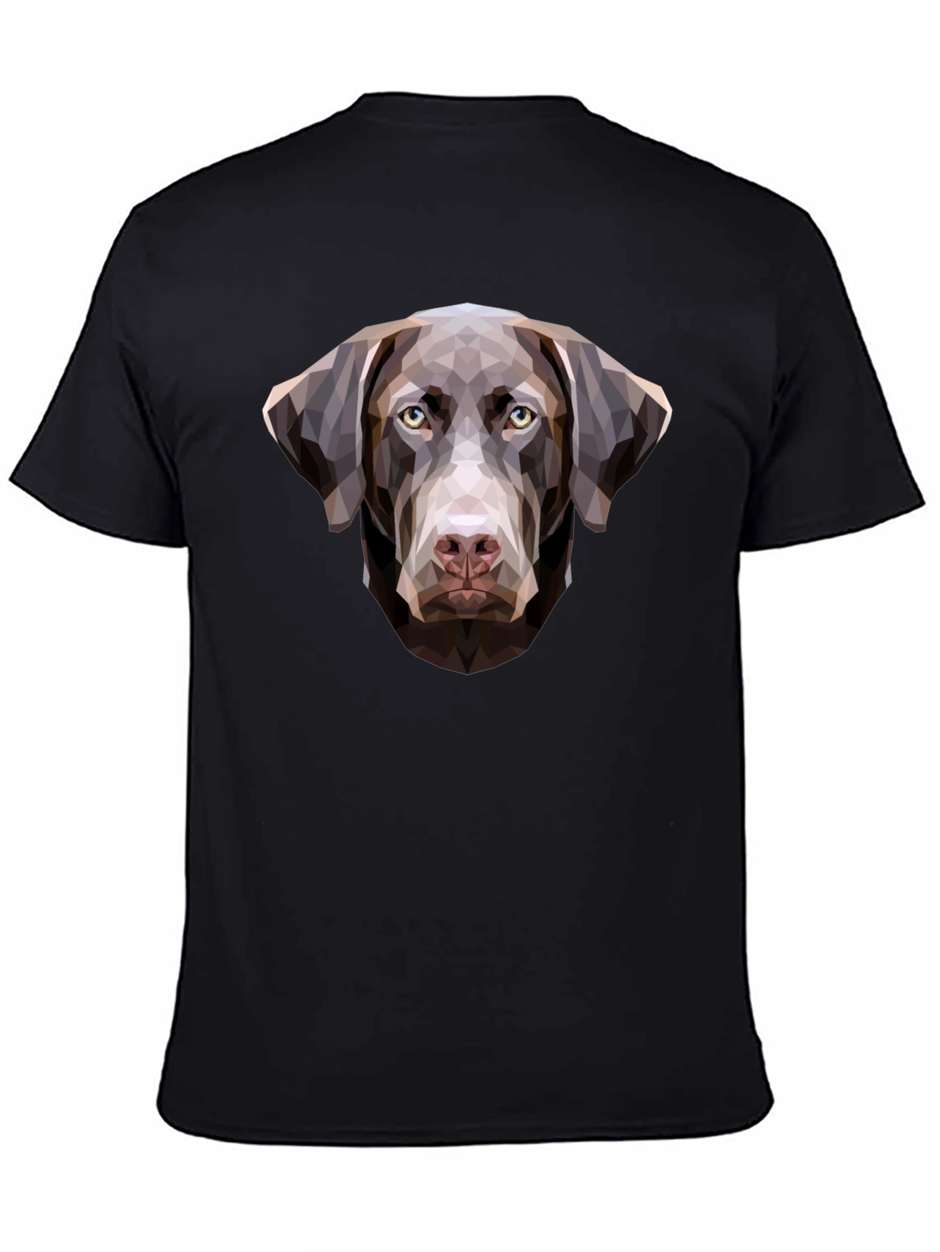 Geometric Dog T-Shirt - Unique Labrador Design