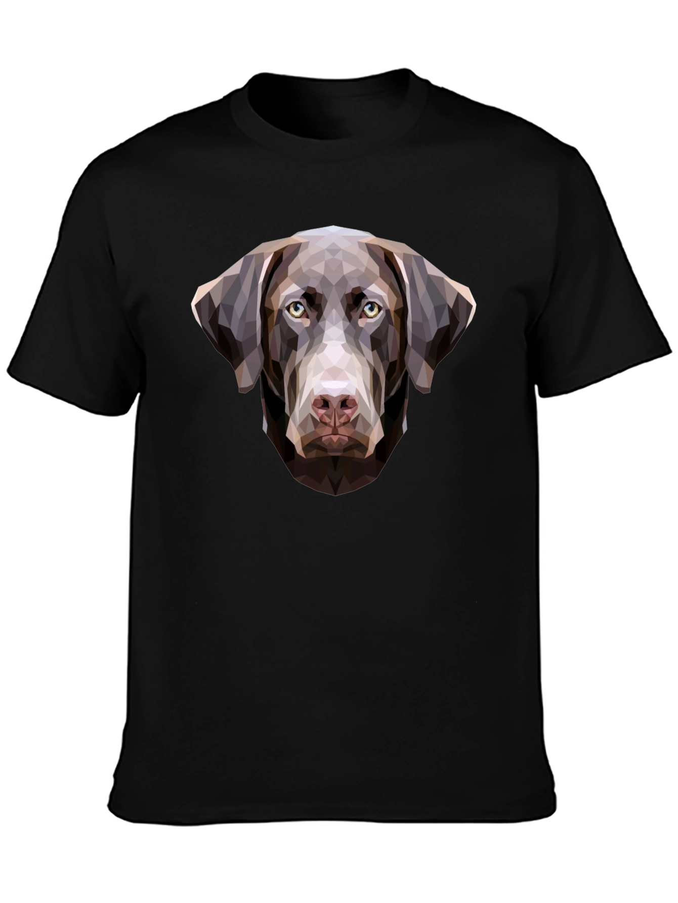 Geometric Dog T-Shirt - Unique Labrador Design