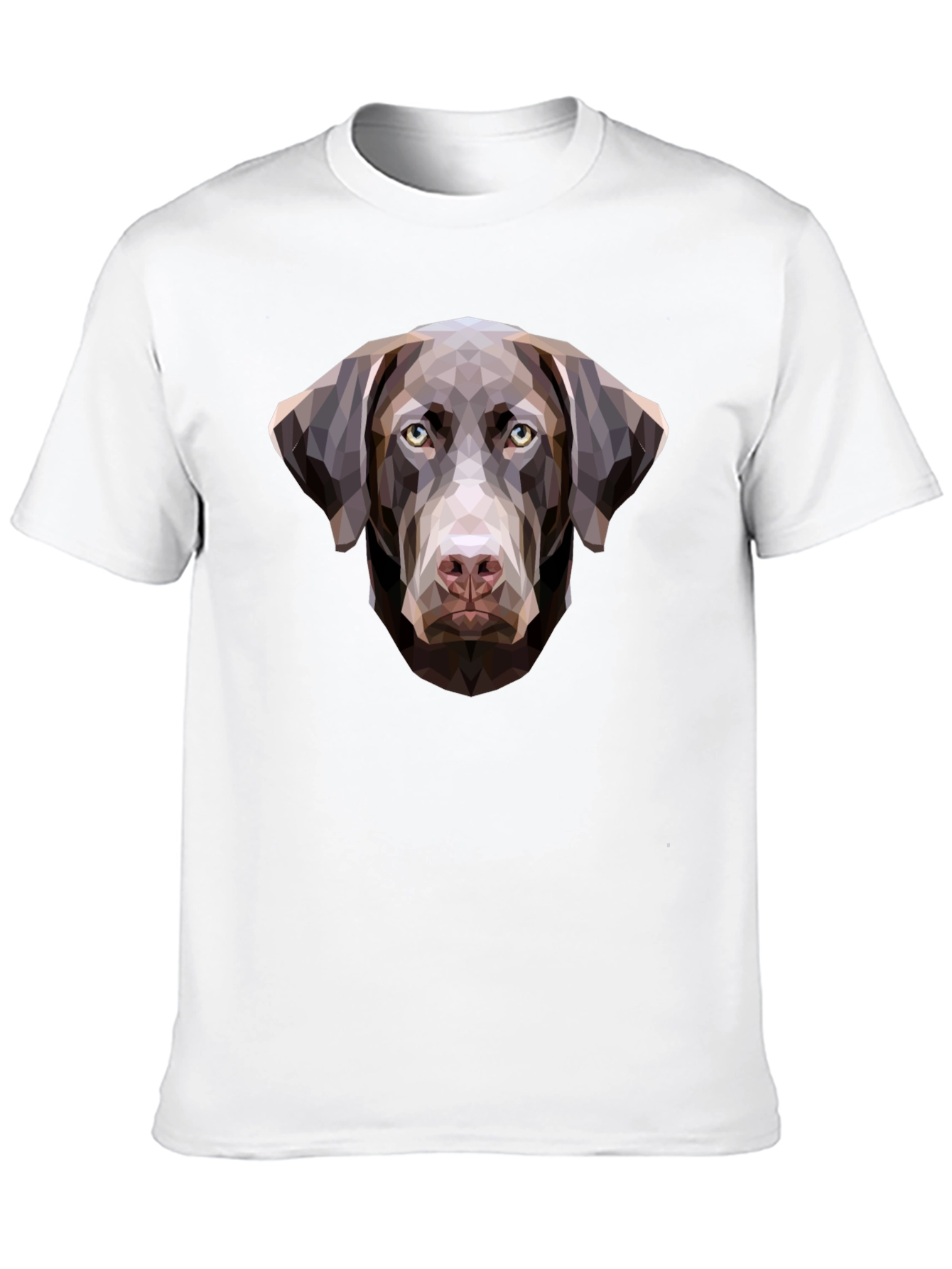 Geometric Dog T-Shirt - Unique Labrador Design