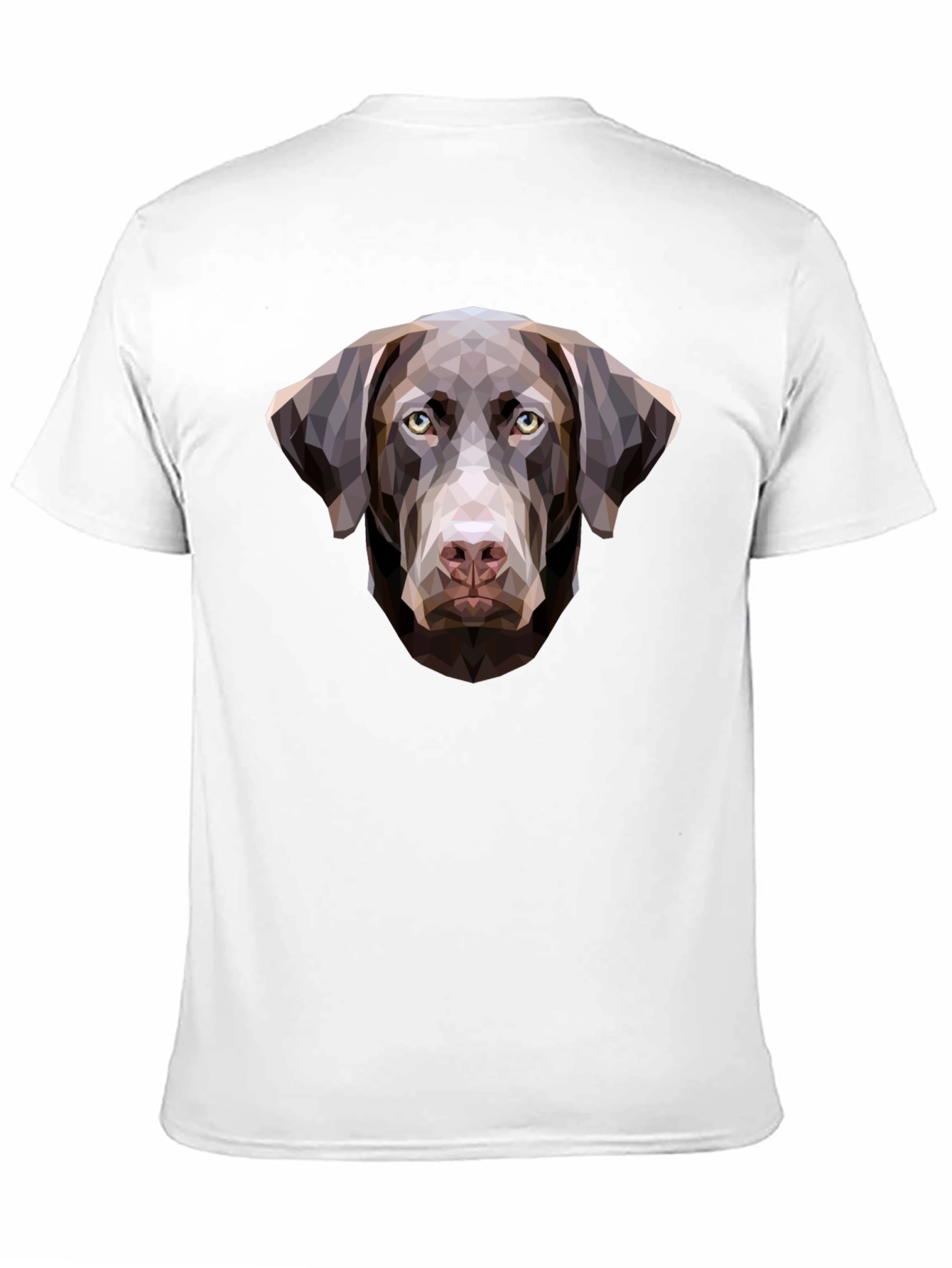 Geometric Dog T-Shirt - Unique Labrador Design