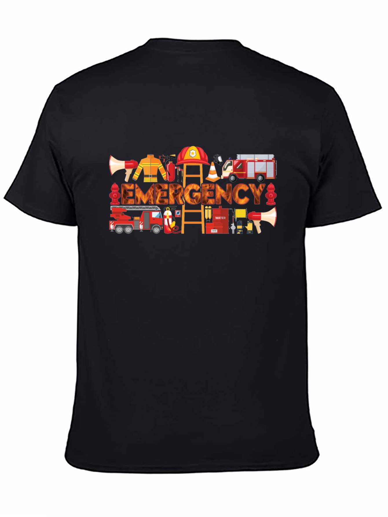 Emergency Firefighter Graphic Tee