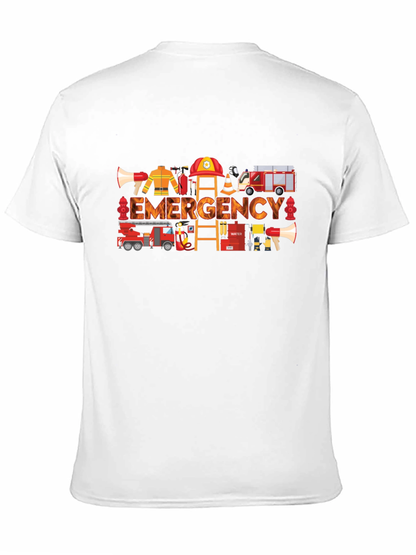 Emergency Firefighter Graphic Tee