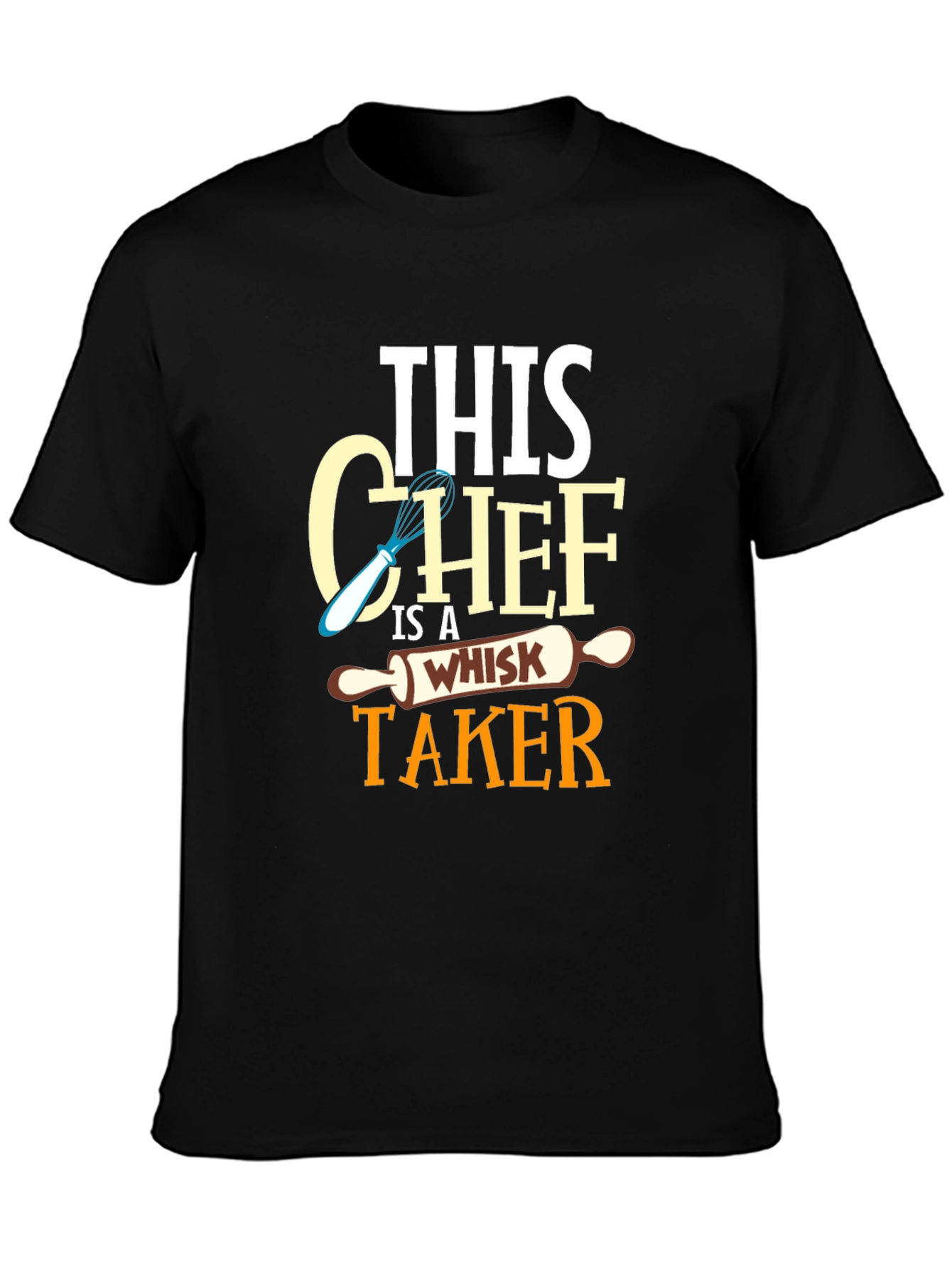 Whisk Taker Chef Graphic T-Shirt