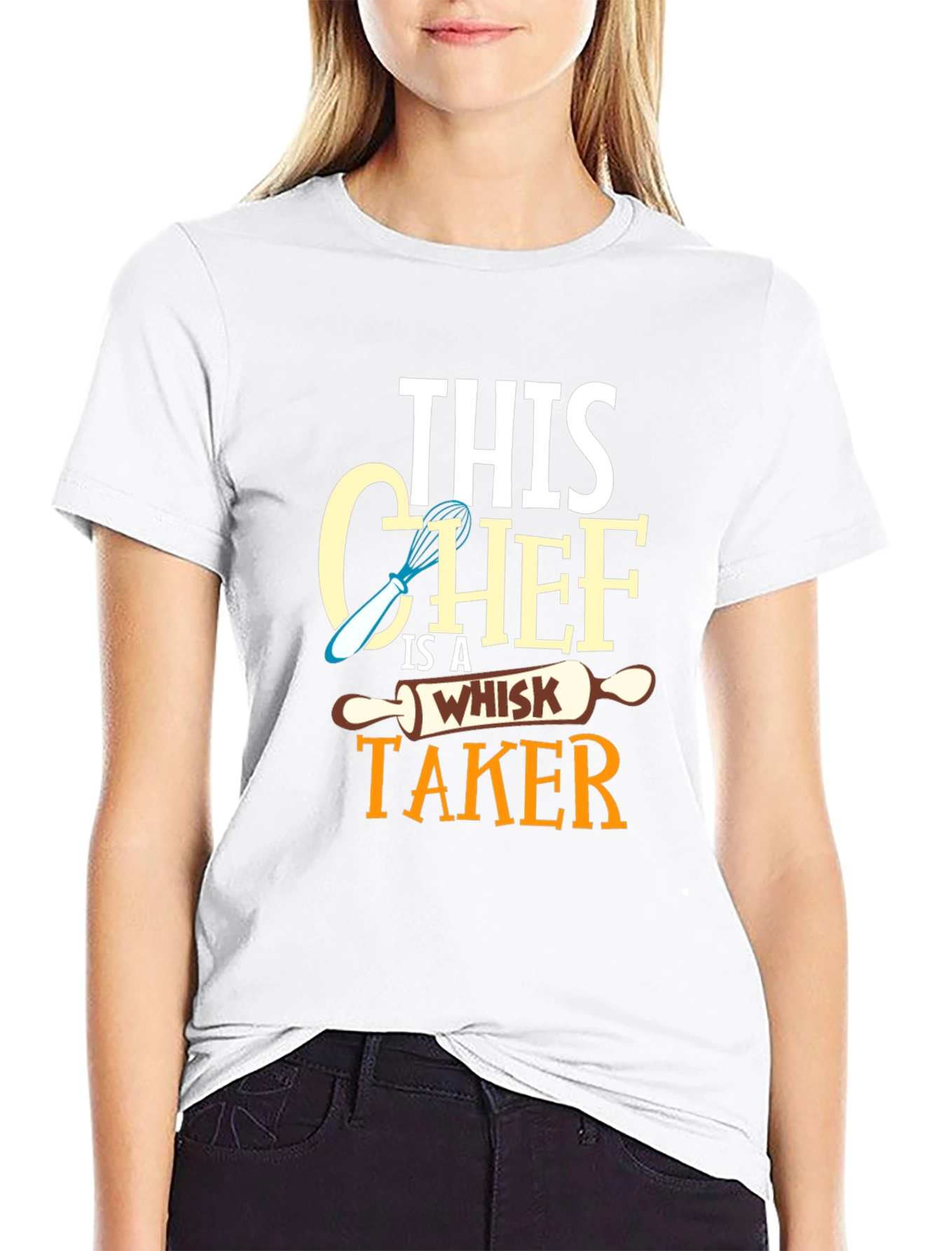 Whisk Taker Chef Graphic T-Shirt