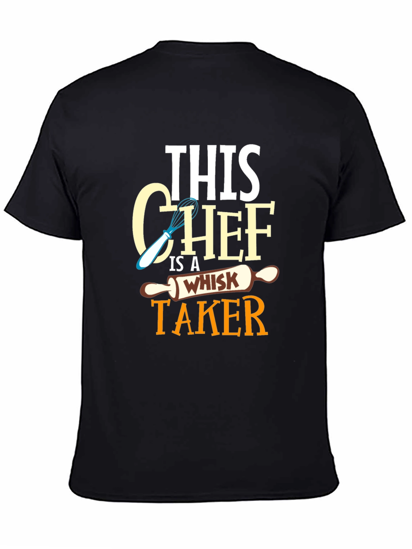 Whisk Taker Chef Graphic T-Shirt