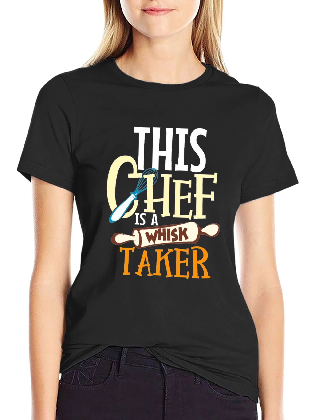 Whisk Taker Chef Graphic T-Shirt