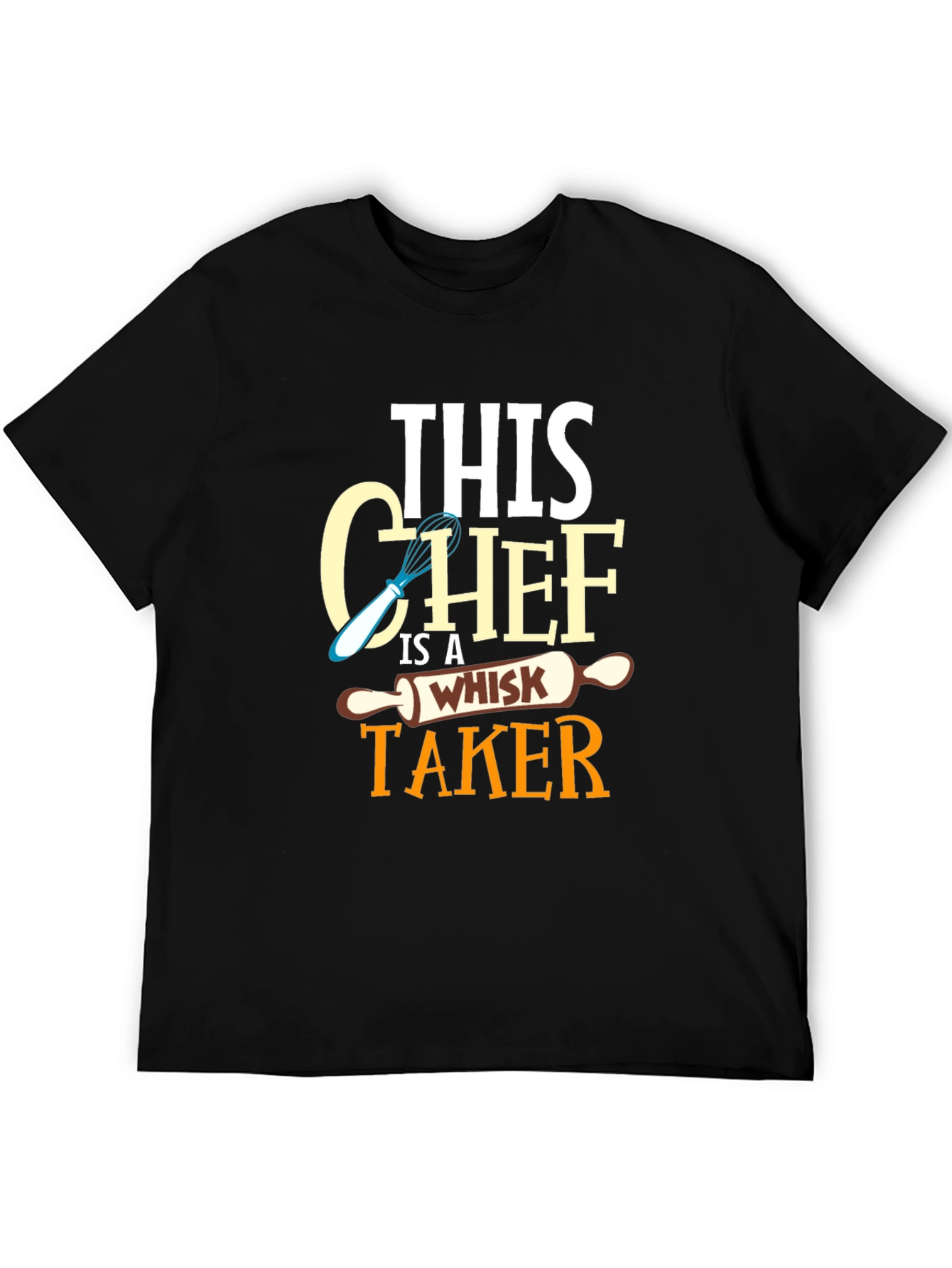 Whisk Taker Chef Graphic T-Shirt