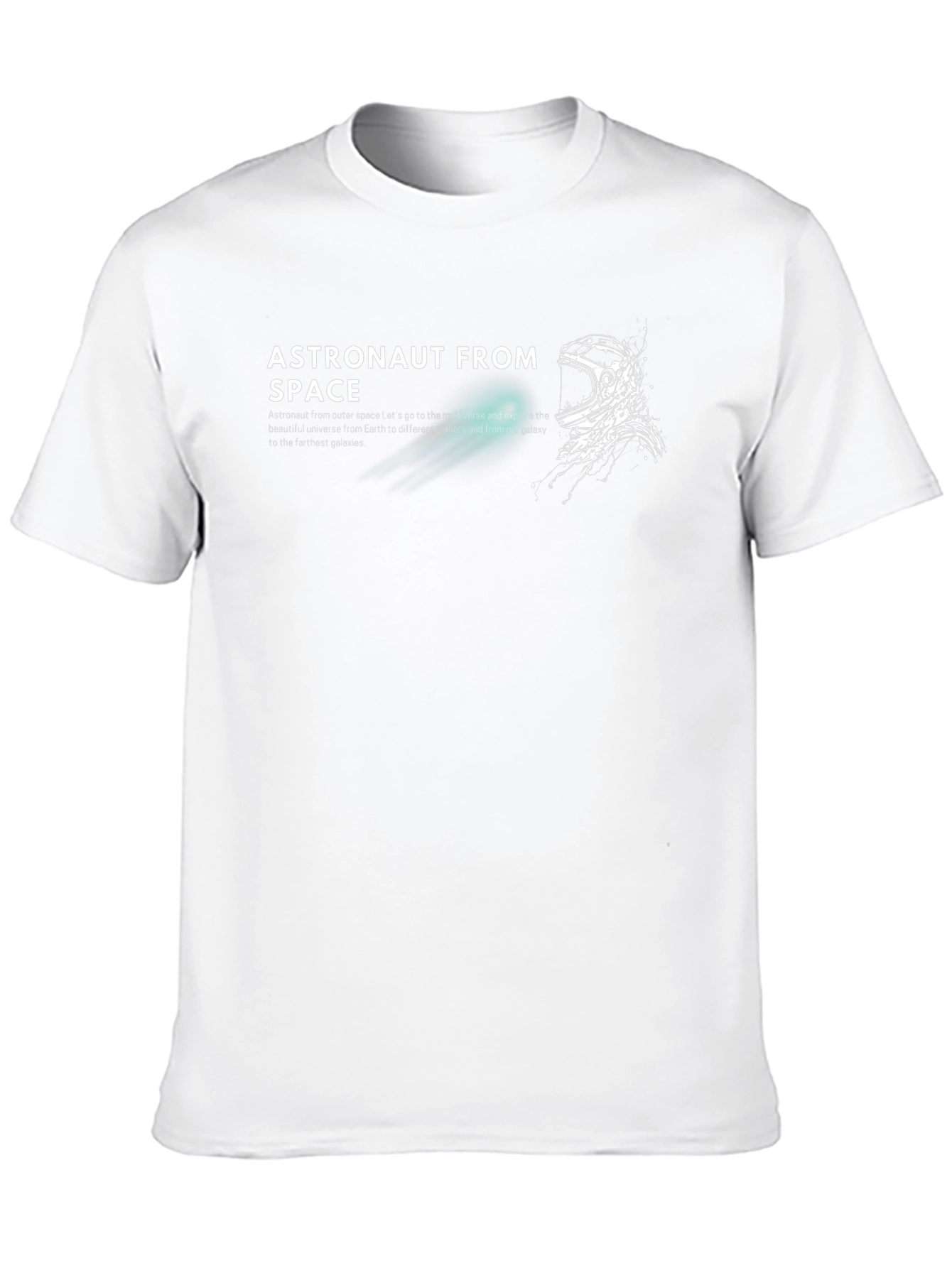 Astronaut From Space T-Shirt - Explore the Universe