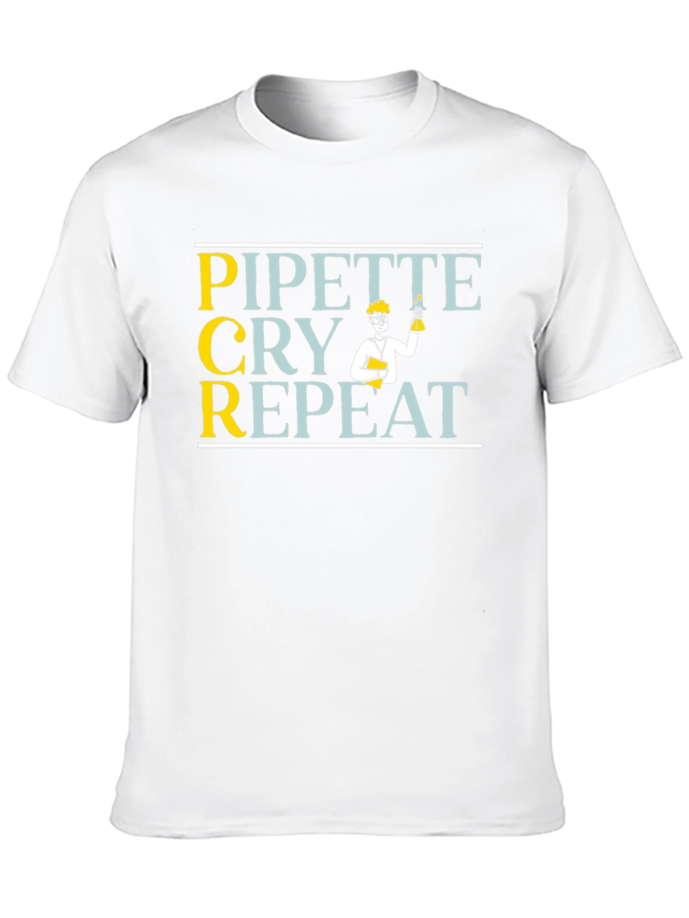 Pipette Cry Repeat Graphic T-Shirt