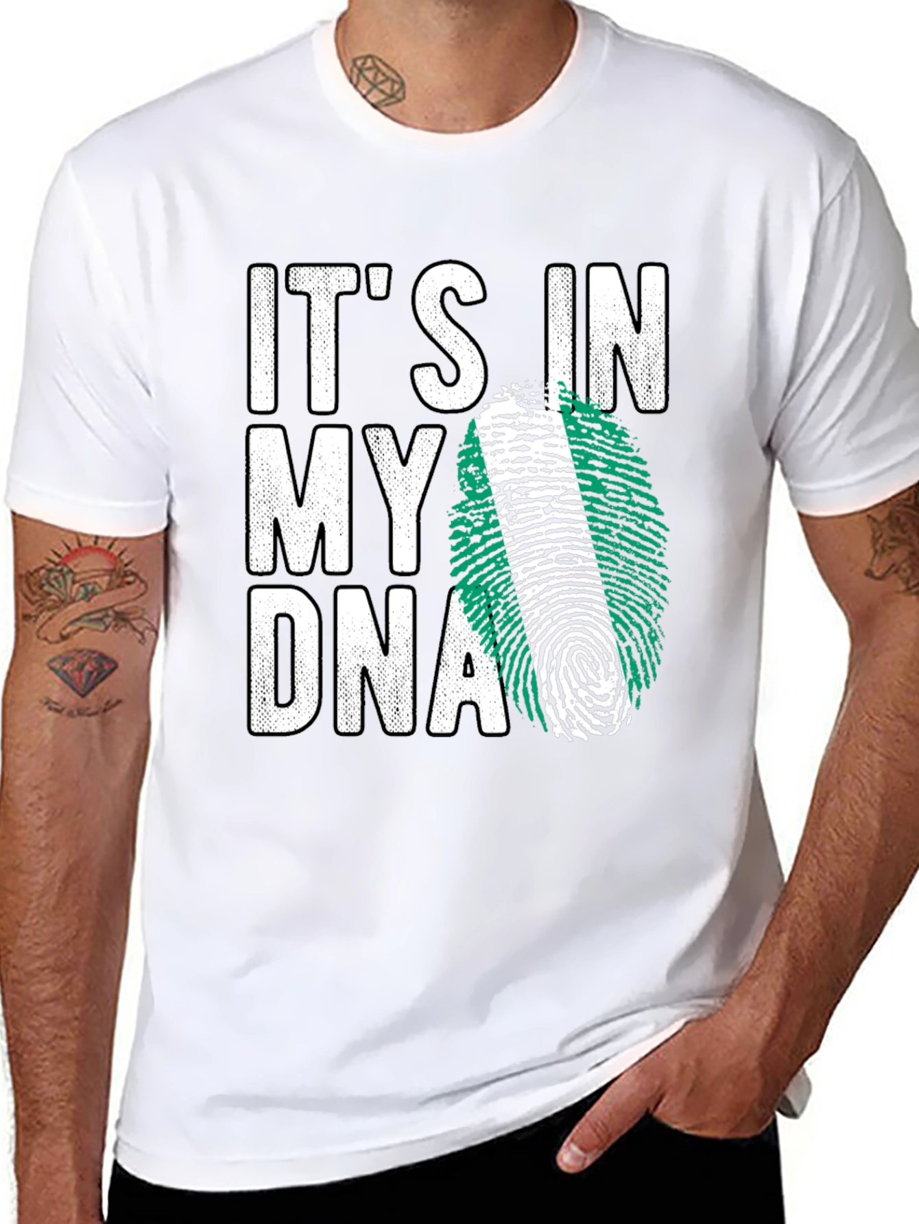 Its In My DNA Nigeria Flag T-Shirt