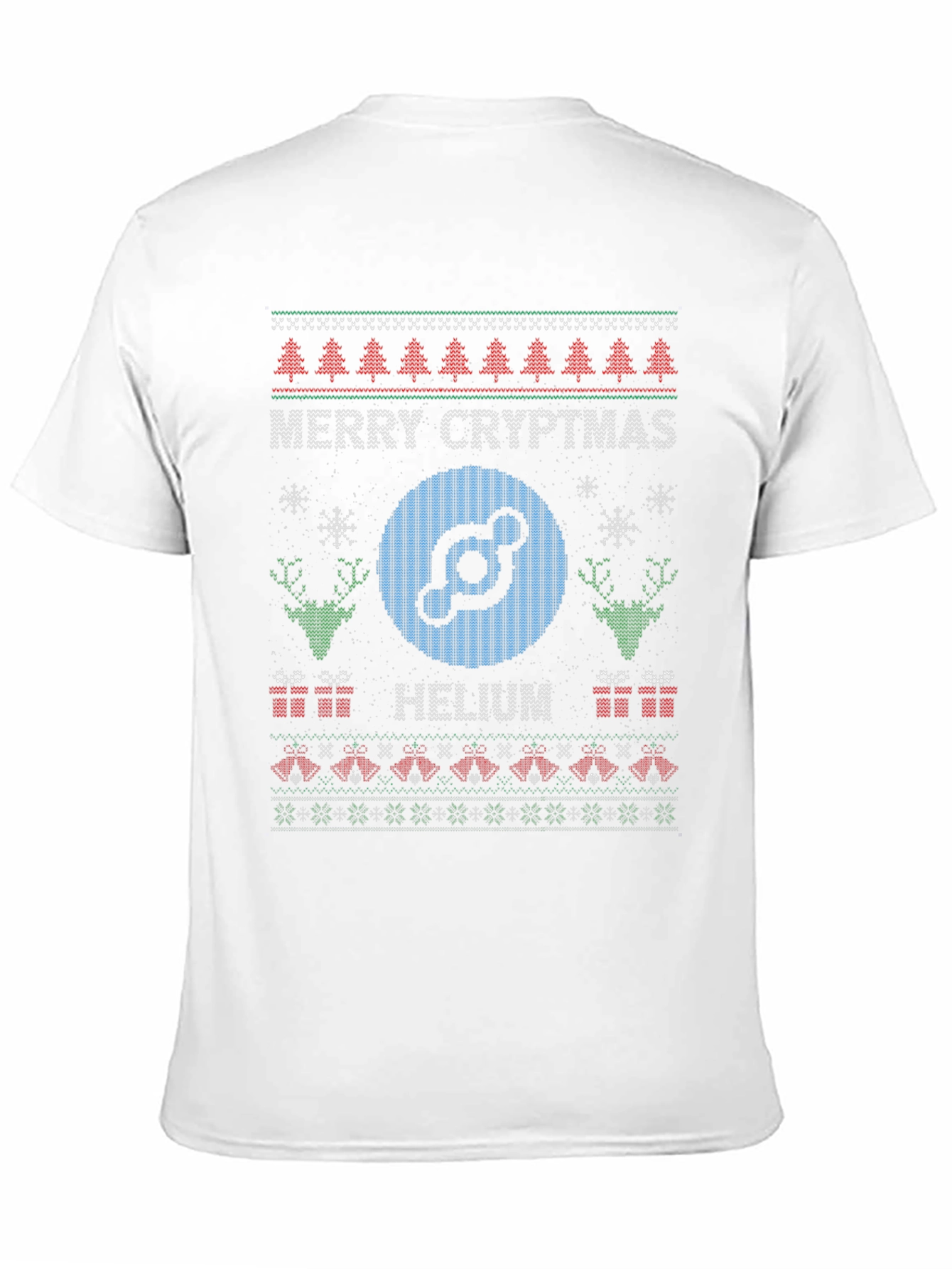Merry Cryptmas Helium Ugly Christmas Sweater T-Shirt