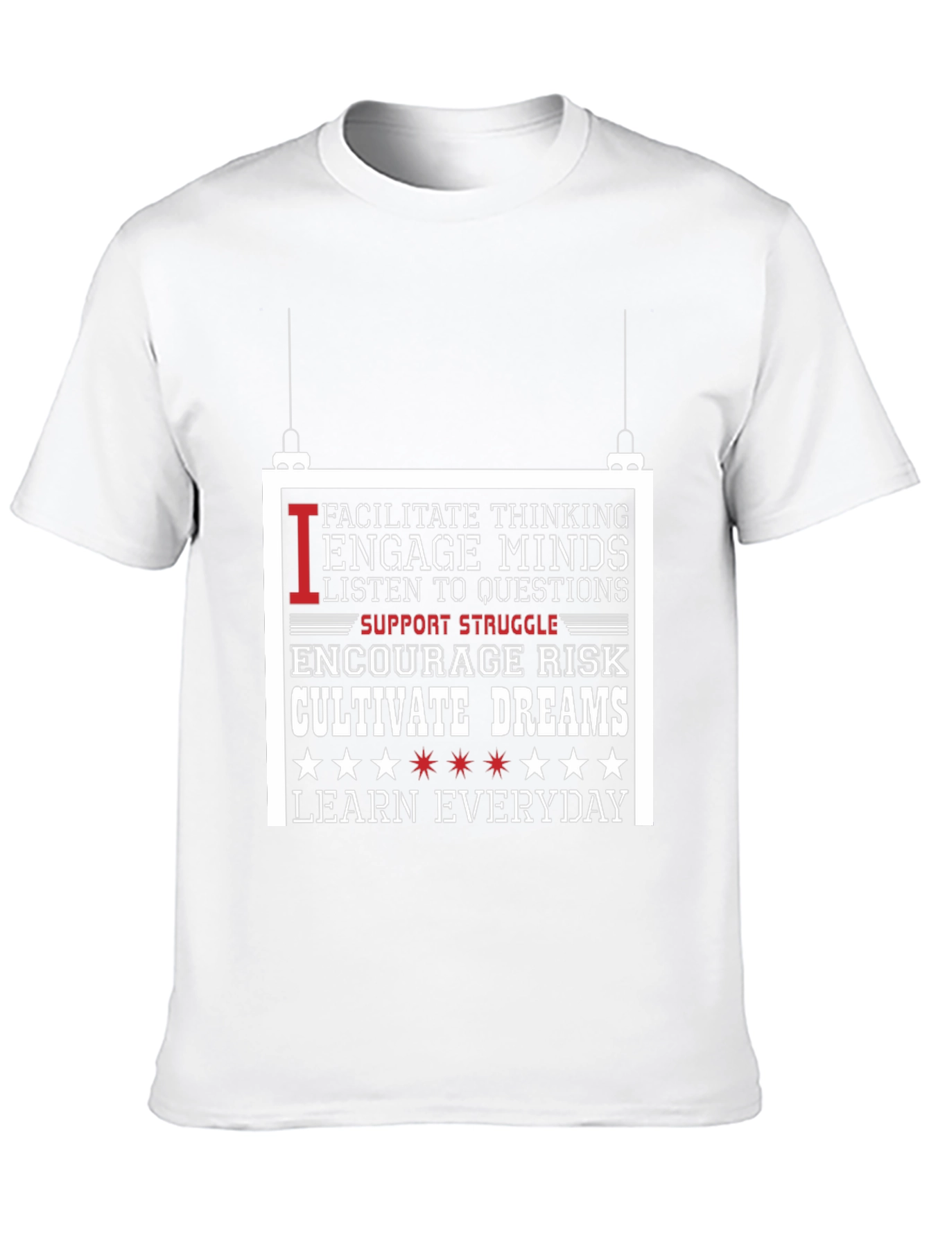 Inspiring Message Black T-Shirt