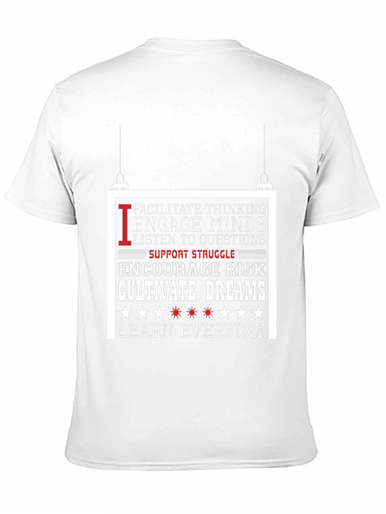 Inspiring Message Black T-Shirt