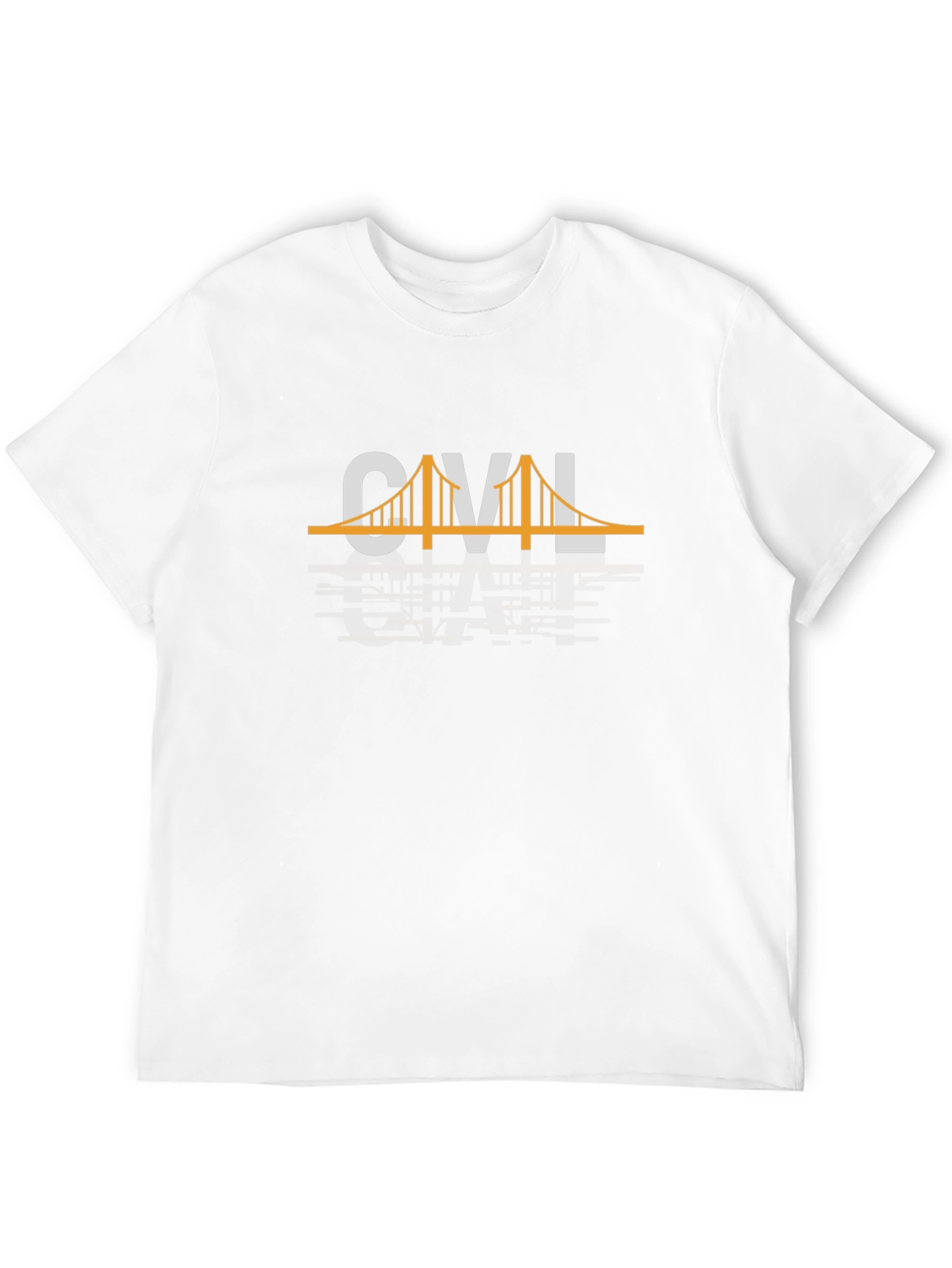 Civil Engineering Bridge T-Shirt - Black