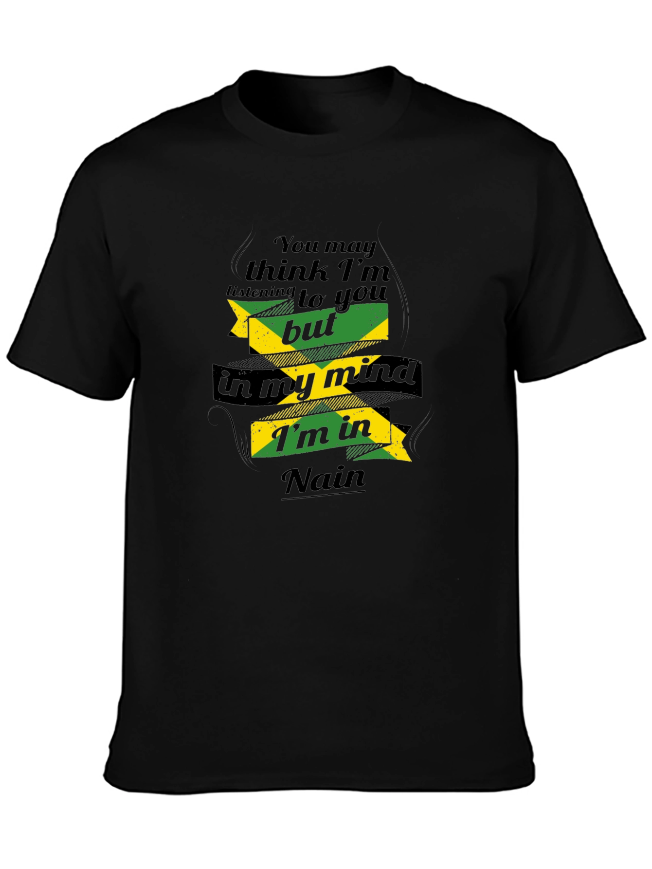 Nain Jamaica Mind T-Shirt - Black