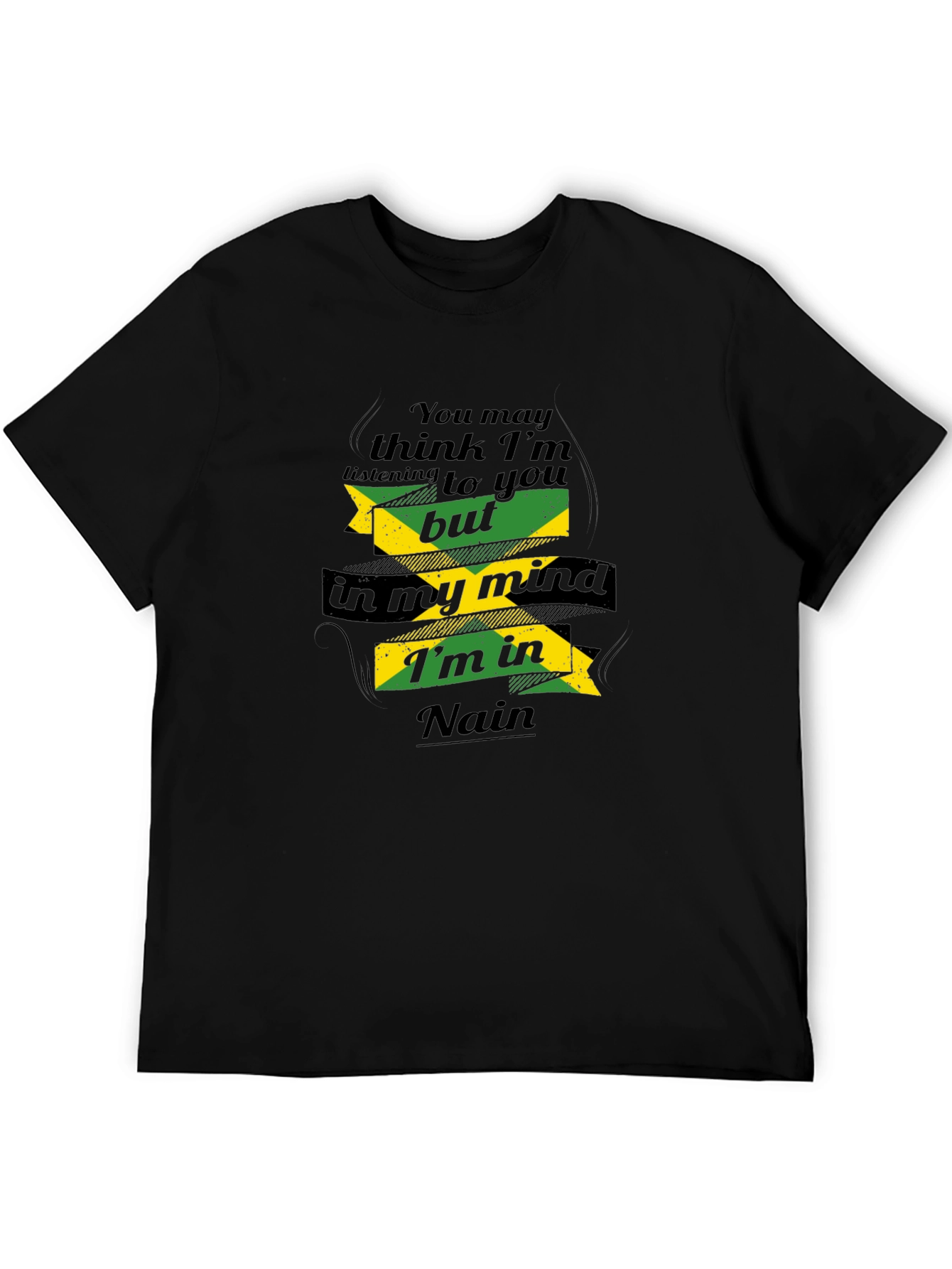 Nain Jamaica Mind T-Shirt - Black