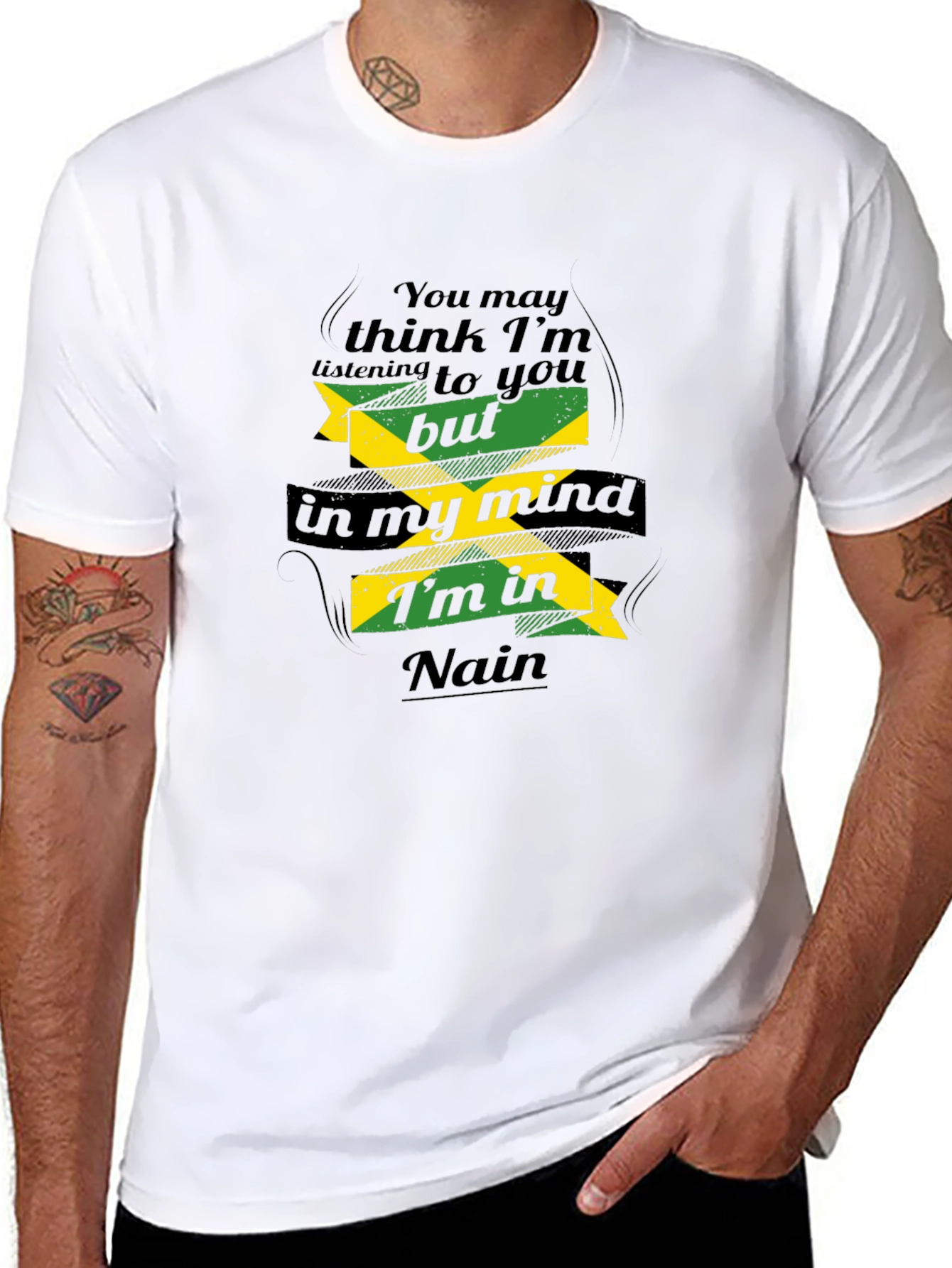 Nain Jamaica Mind T-Shirt - Black