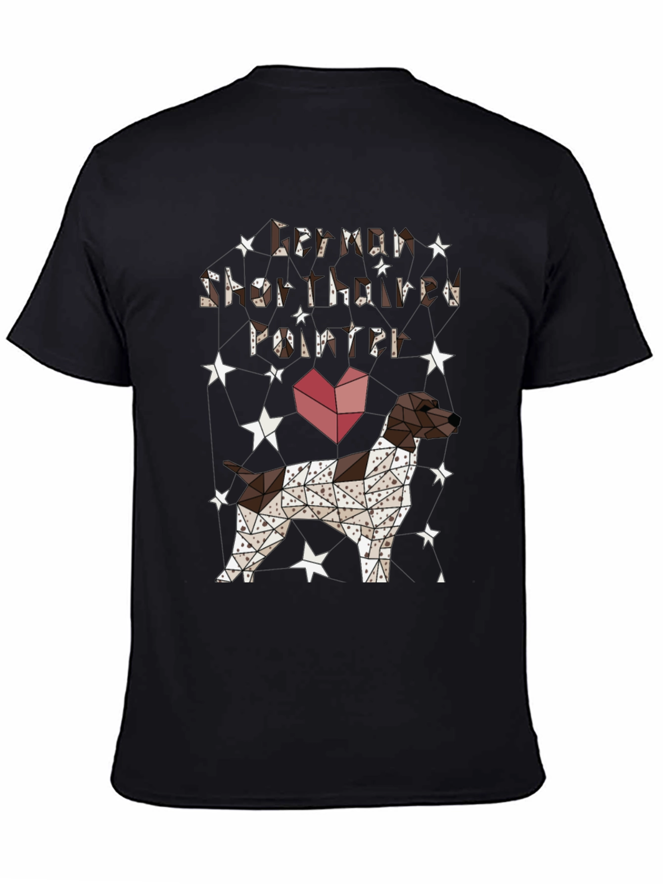 Geometric German Shorthaired Pointer T-Shirt