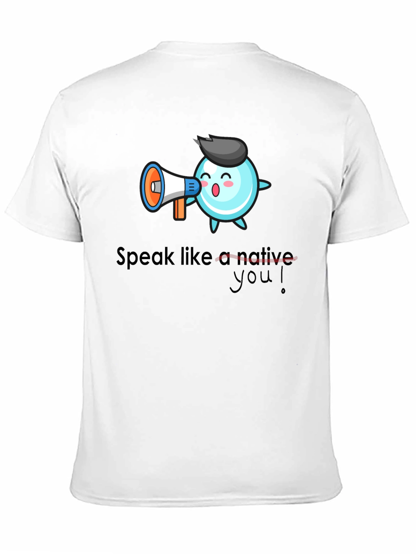 Speak Like a Native T-Shirt - Black Cotton Tee