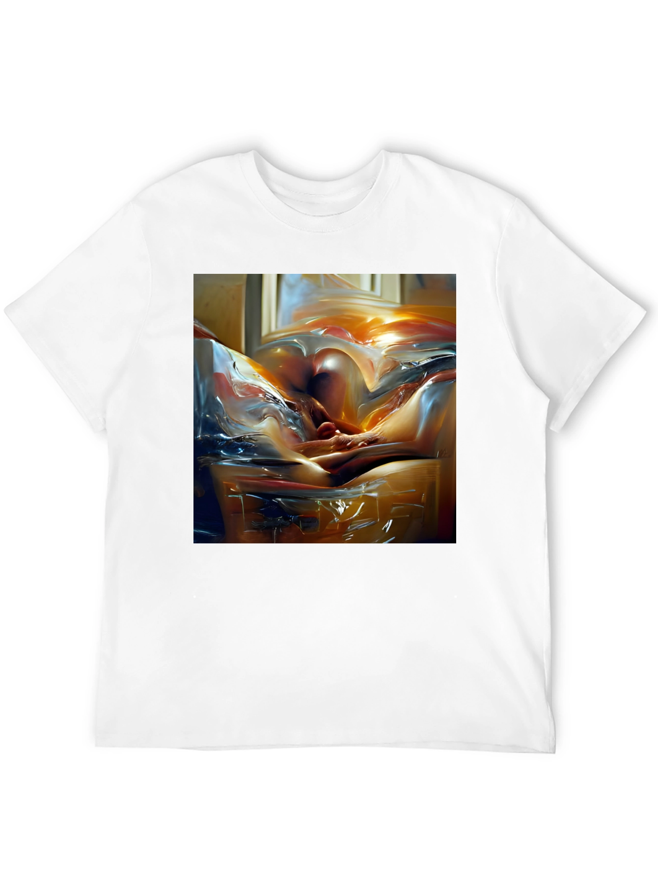 Abstract Art Tee - Modern Graphic Print T-Shirt